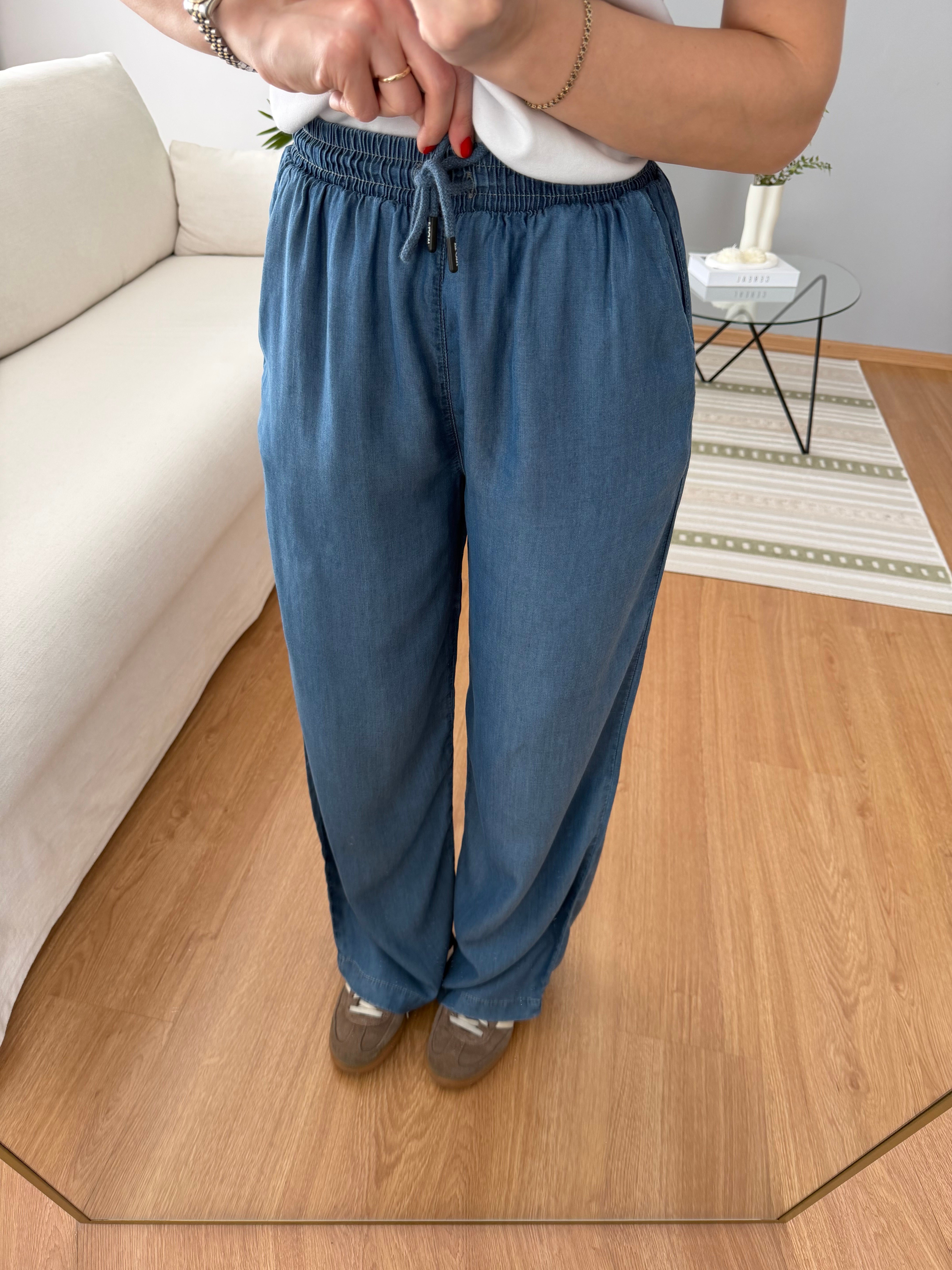 Tencel Denim Pantolon 
