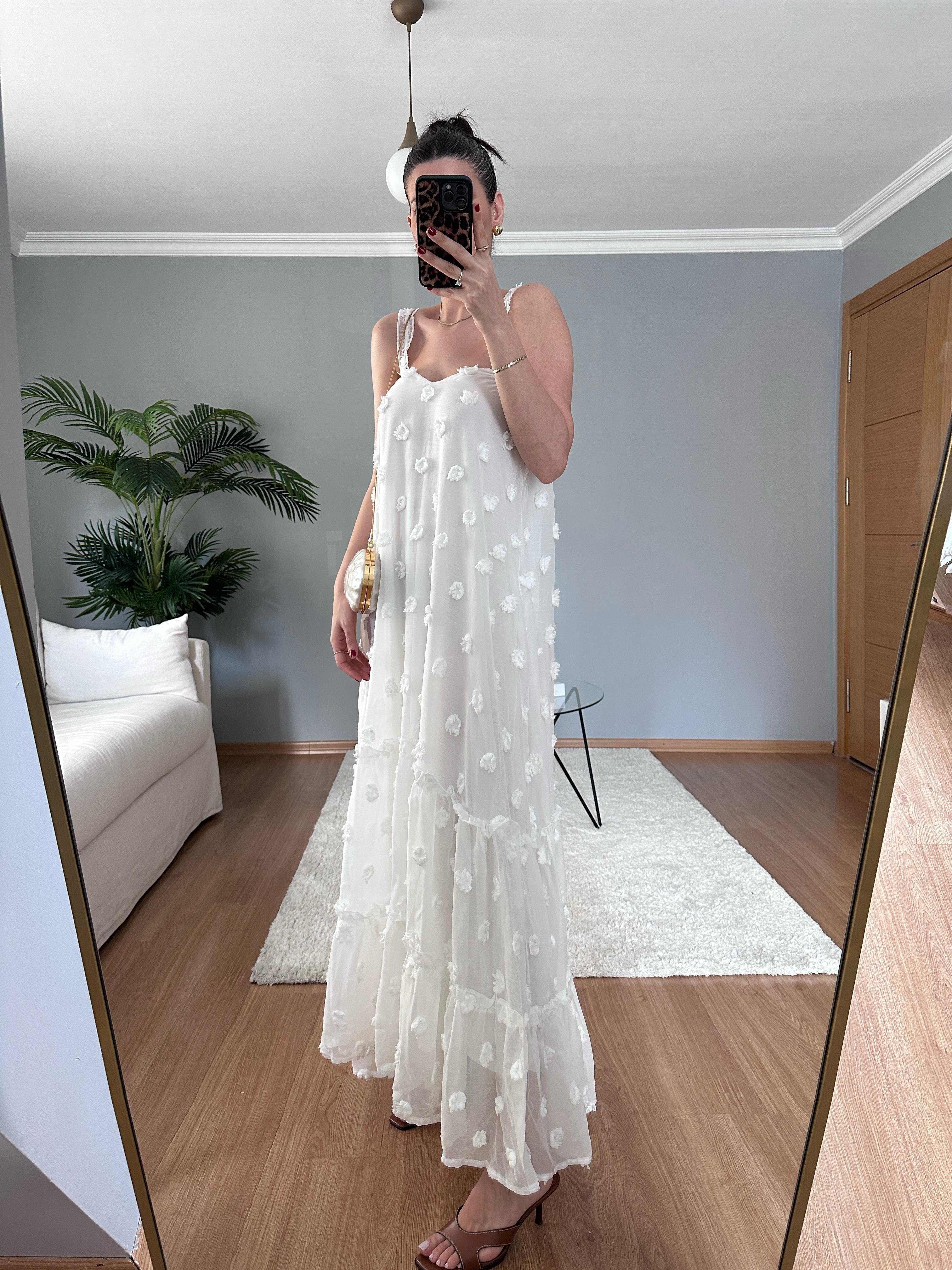 Tulle Beyaz Elbise 