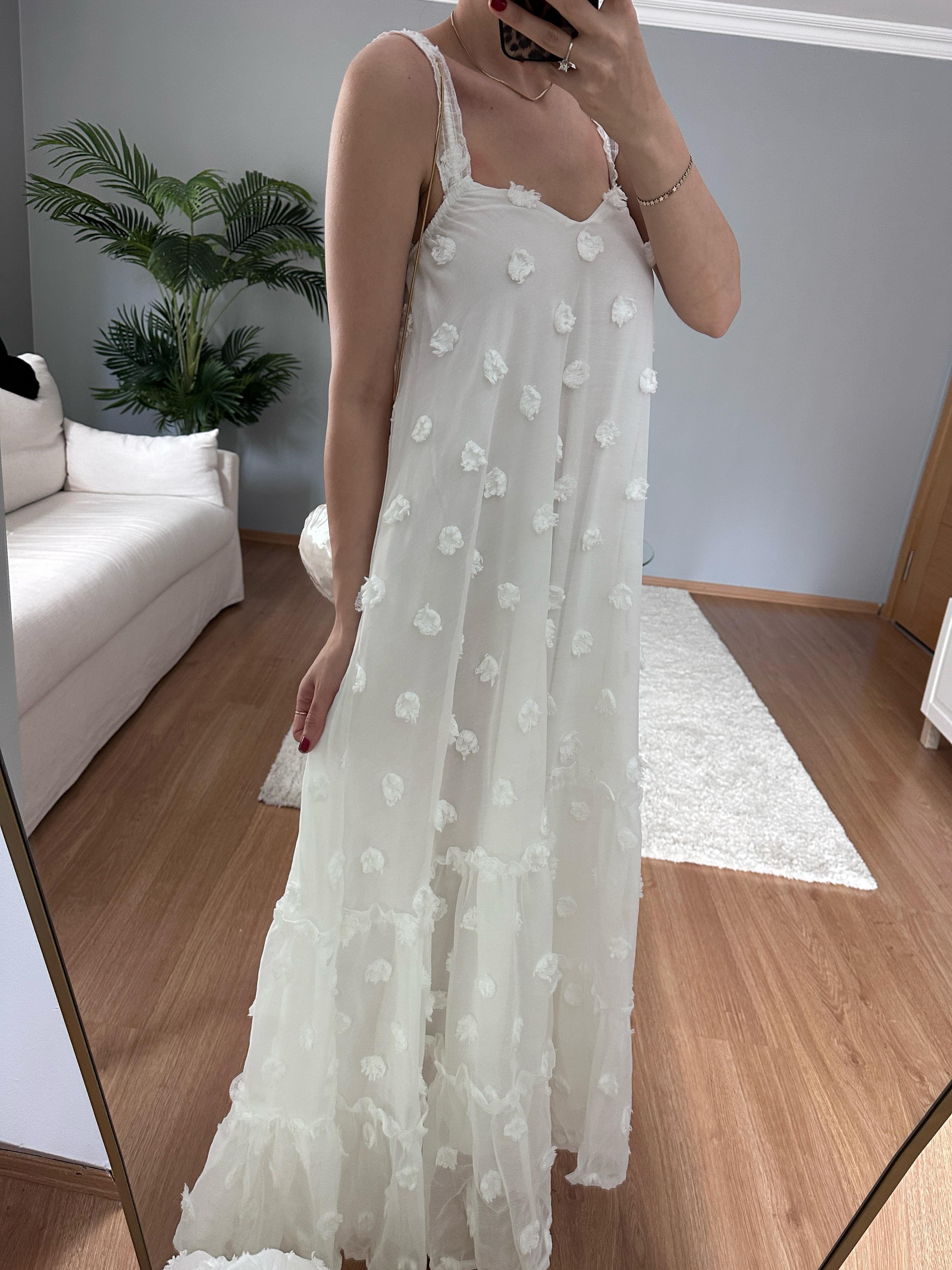 Tulle Beyaz Elbise 