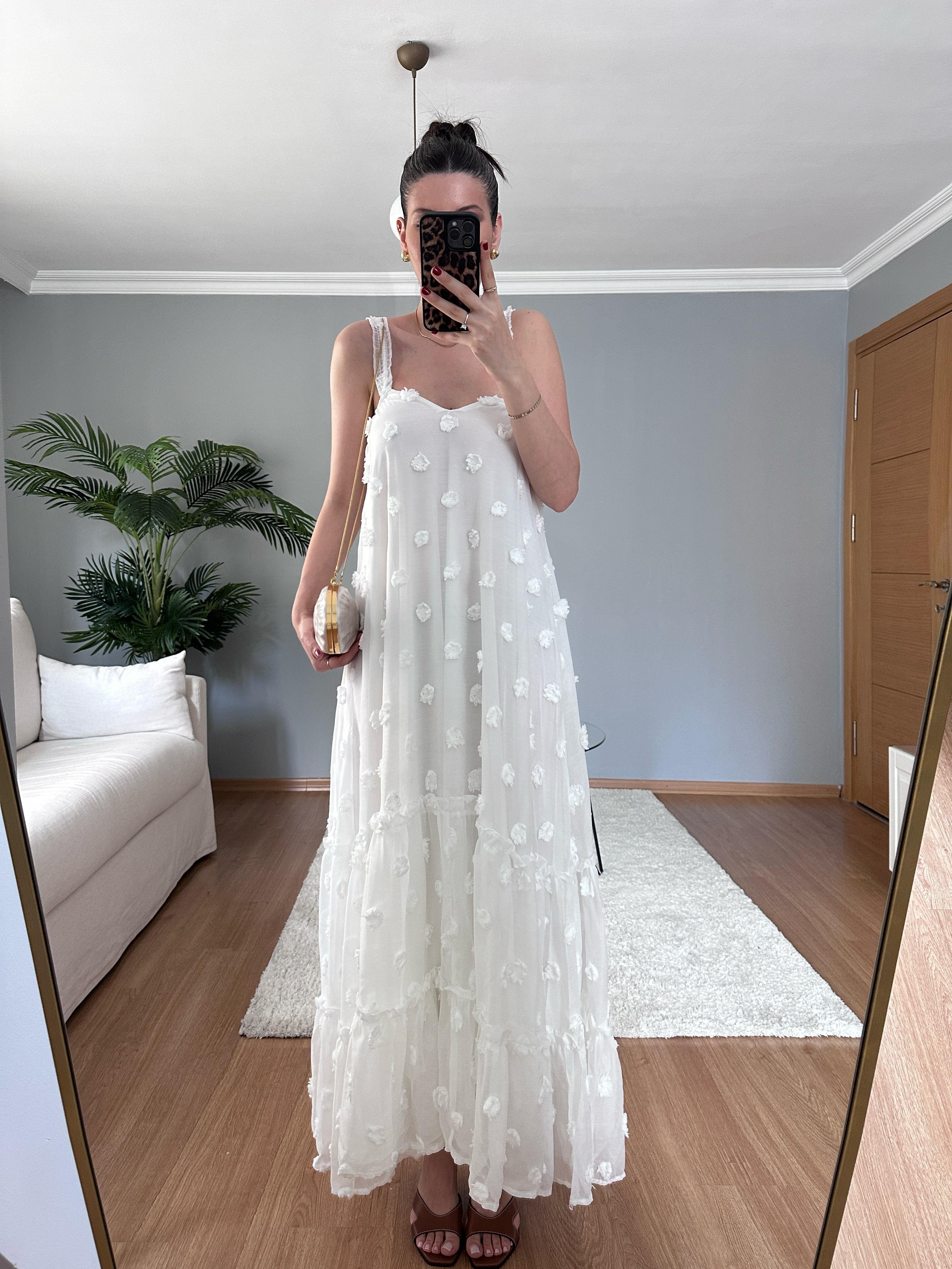 Tulle Beyaz Elbise 