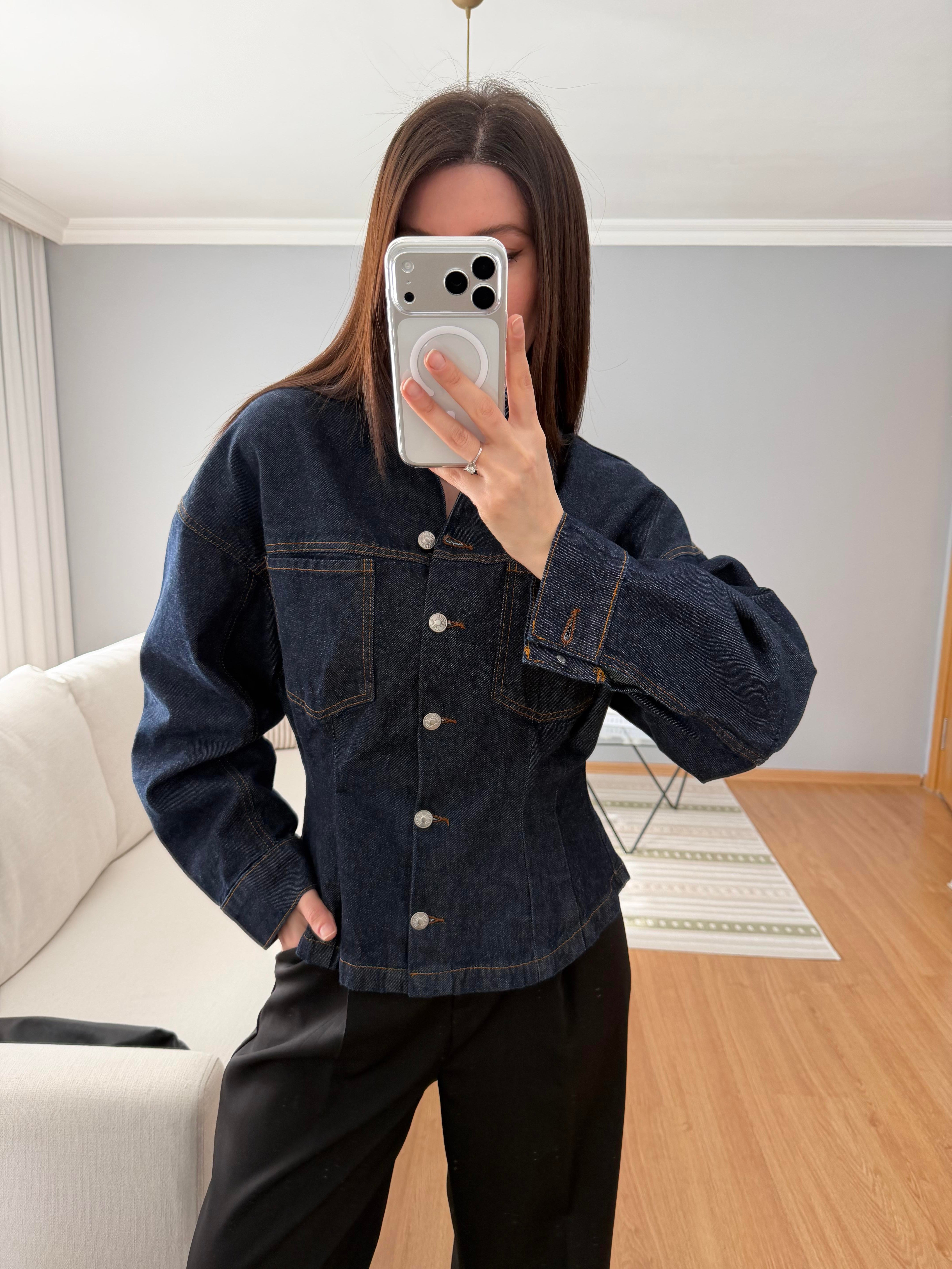 Vayelle Denim Ceket (Ön sipariştir 17 Şubat'ta kargolanacak)