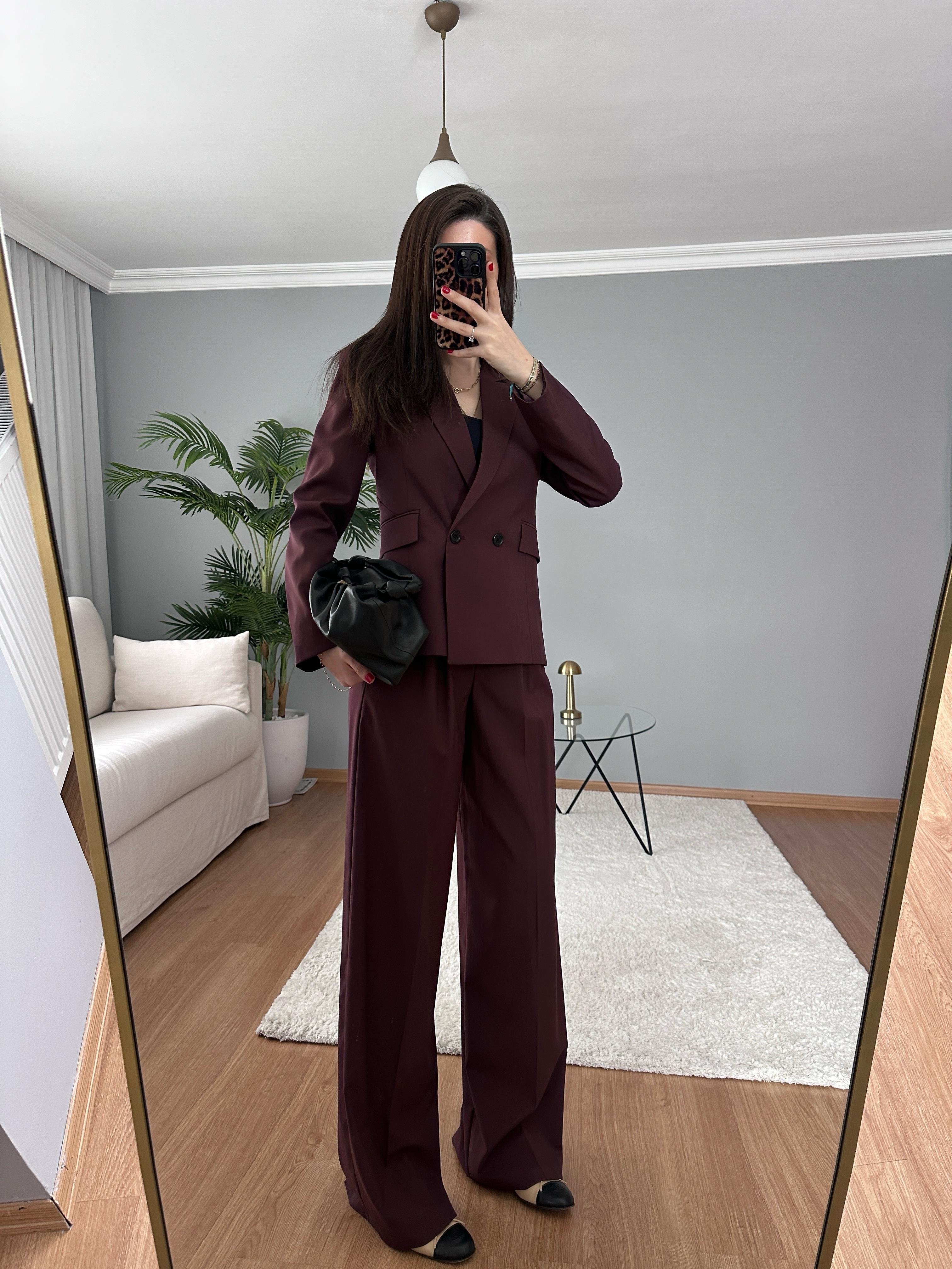 Vera Bordo Yelekli Takım