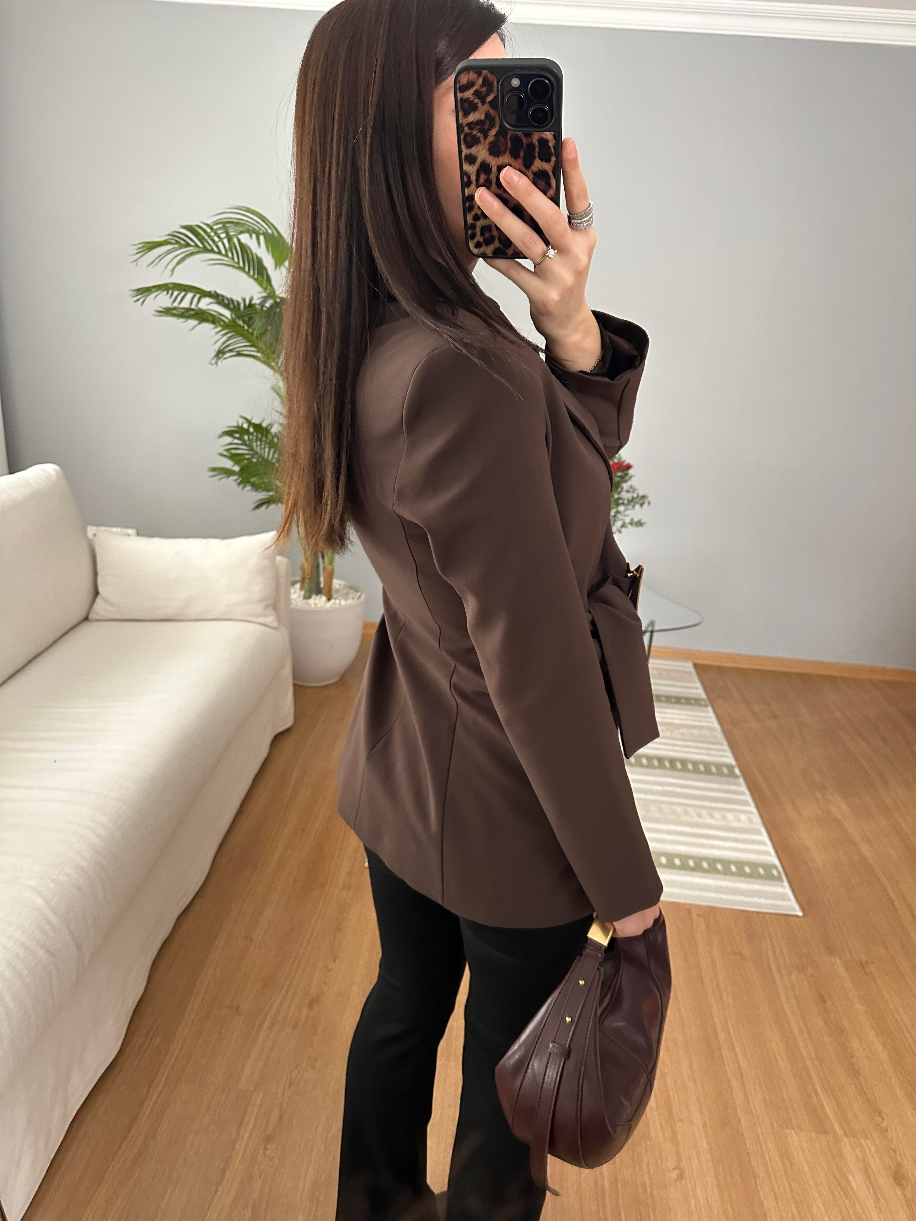 Vivienne Kahve Ceket 