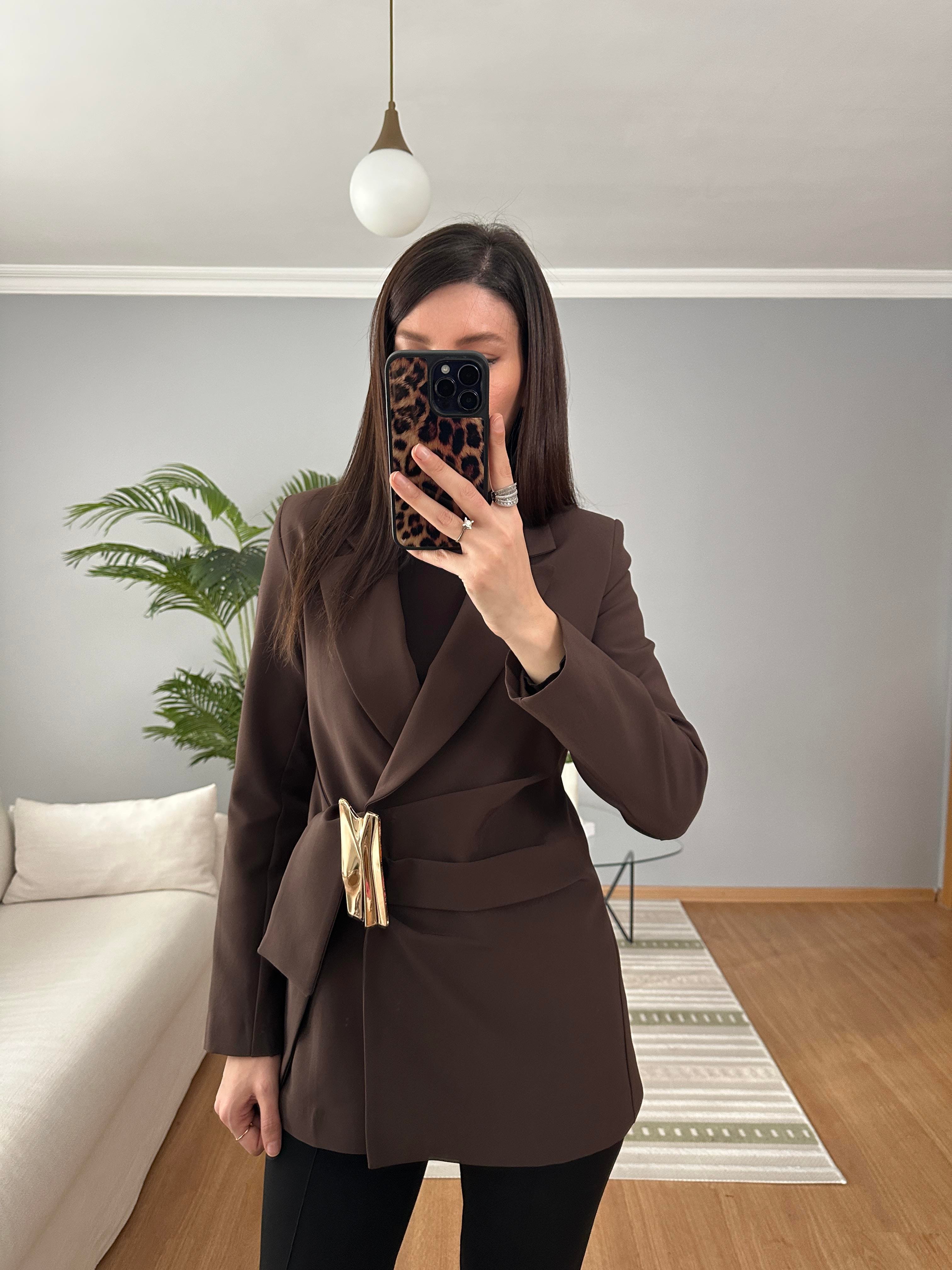 Vivienne Kahve Ceket 