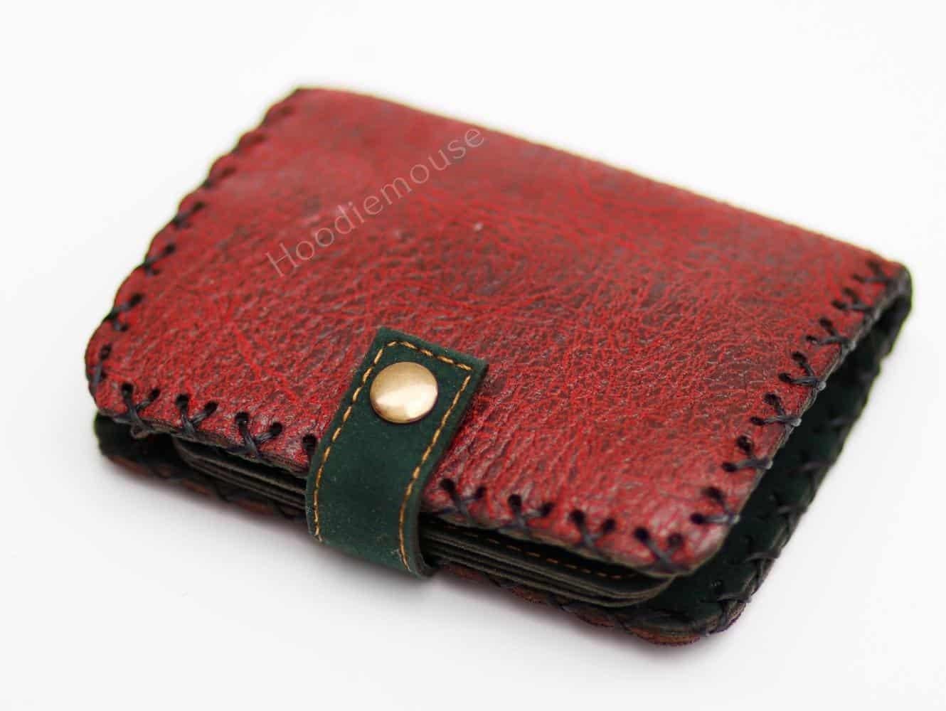 CADI Figürlü Küçük Cüzdan Etnik Bohem Retro Style - BORDO