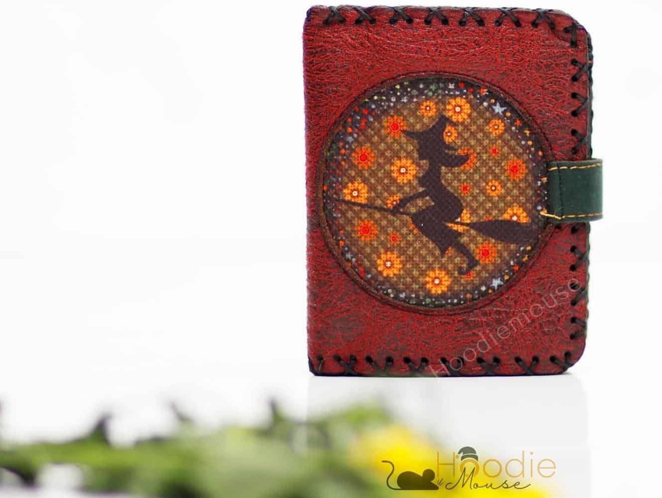 CADI Figürlü Küçük Cüzdan Etnik Bohem Retro Style - BORDO