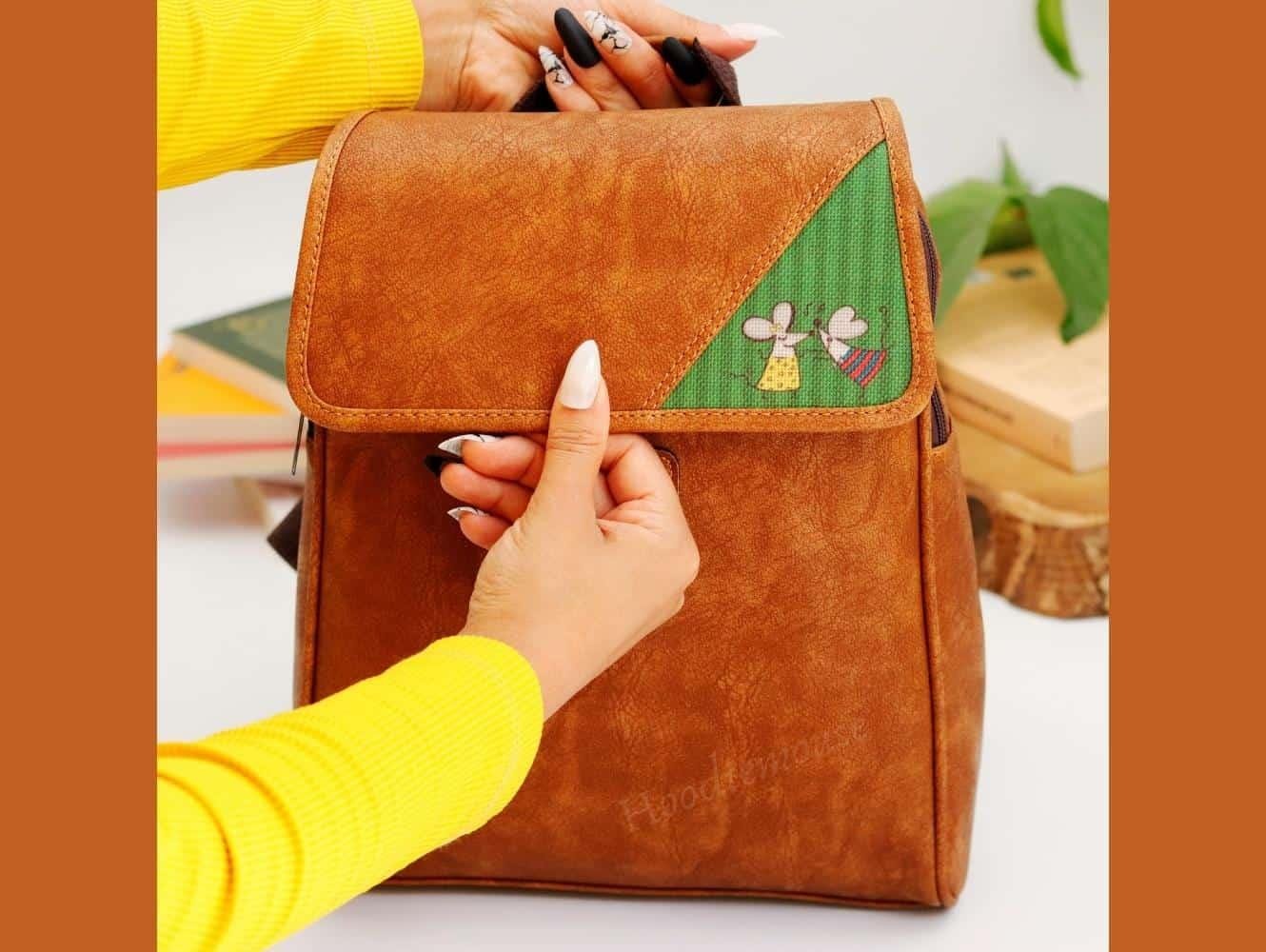 Dans Eden Fare Figürlü Business Sırt Çantası Etnik Bohem Style - TABA