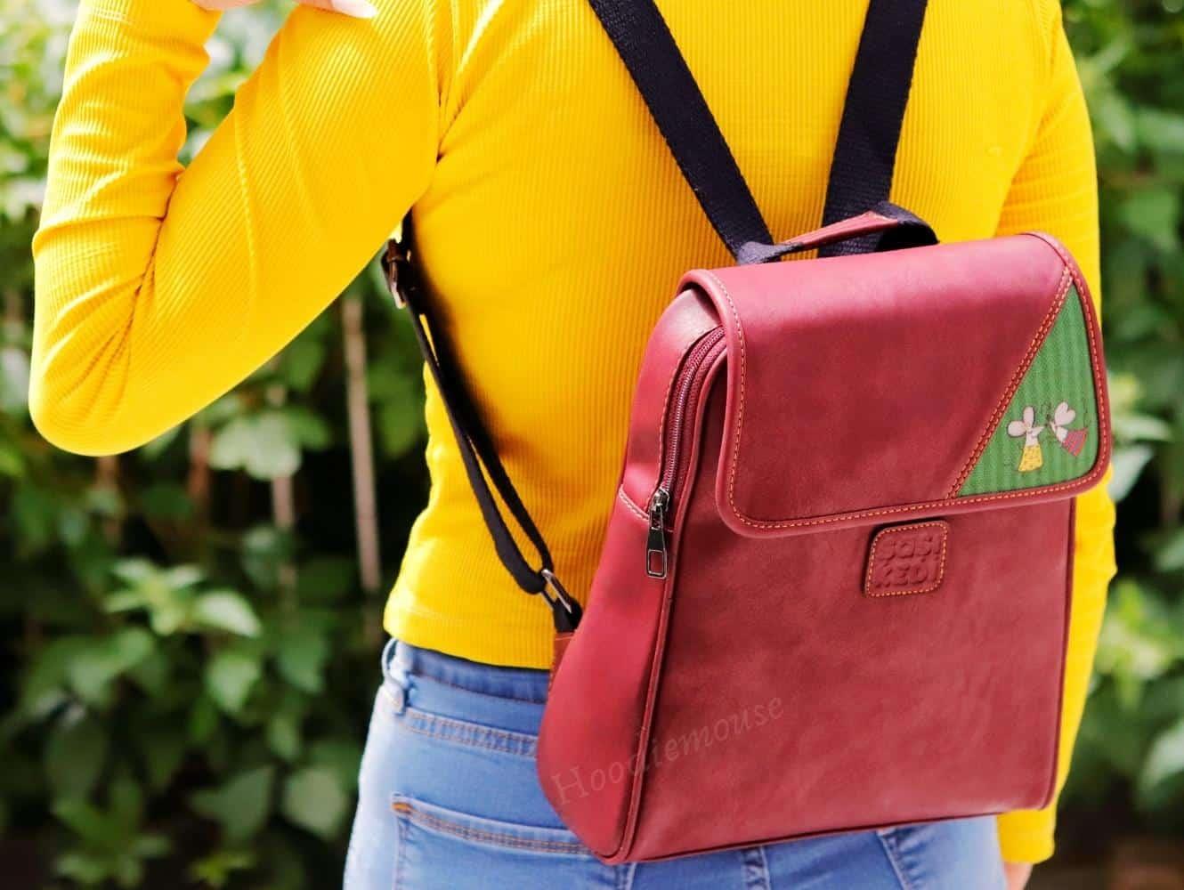 Dans Eden Fare Figürlü Business Sırt Çantası Etnik Bohem Style - BORDO