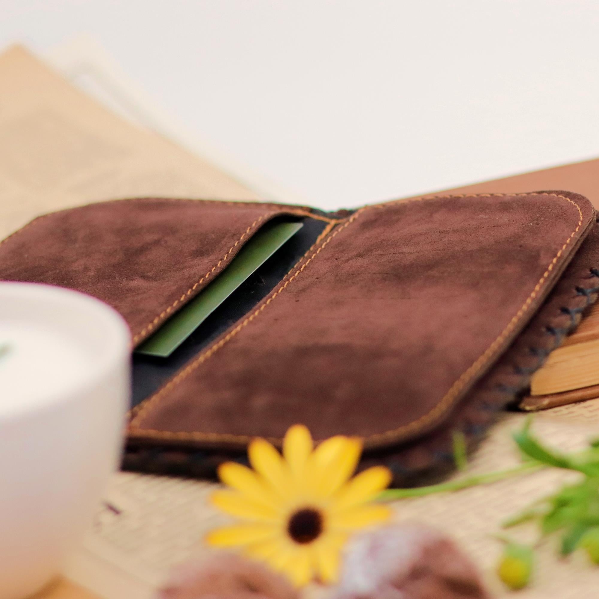 Frida Figürlü Büyük Cüzdan Etnik Bohem Retro Vintage Style - YESIL