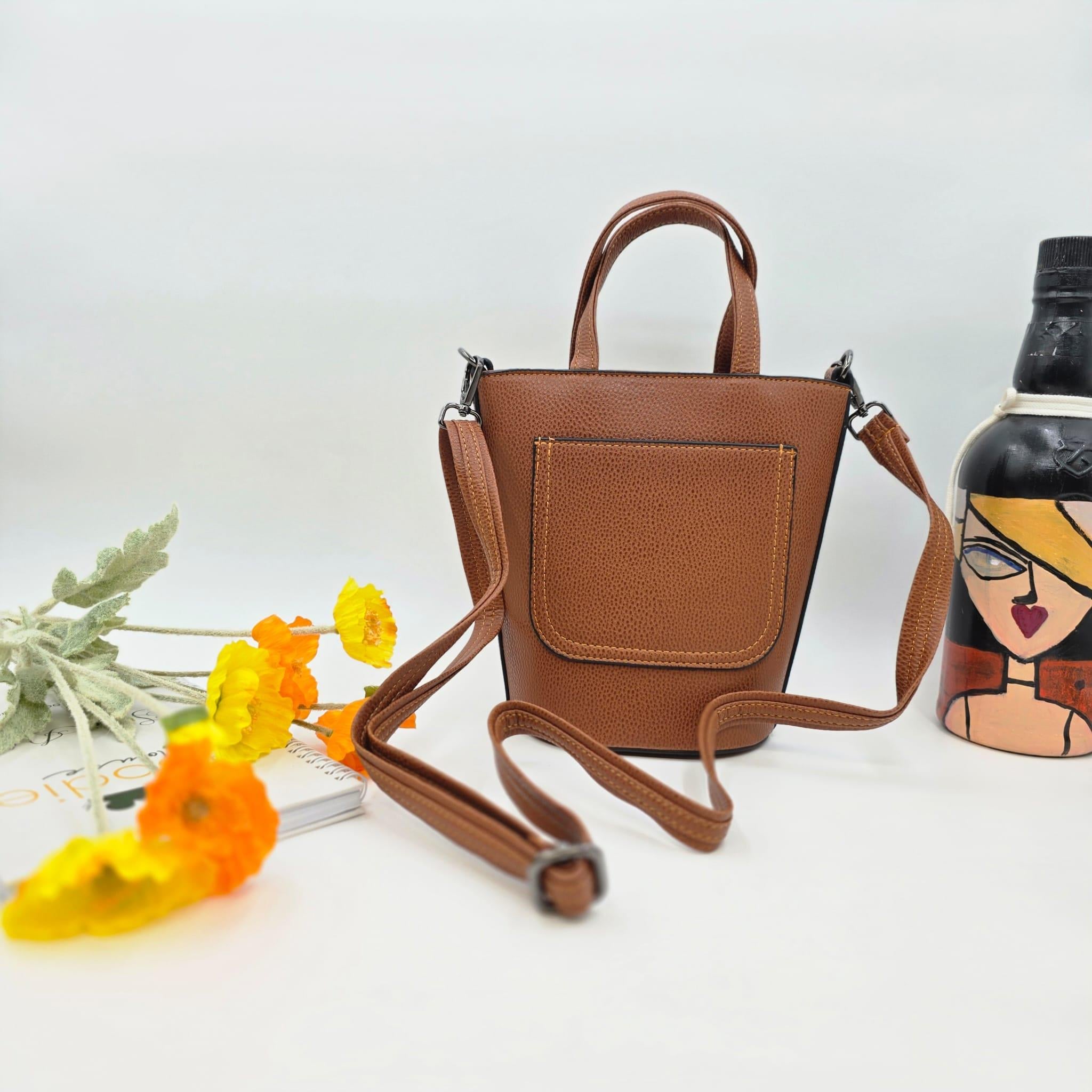 Frida Figürlü Kova Model Çanta Etnik Bohem Style - BORDO