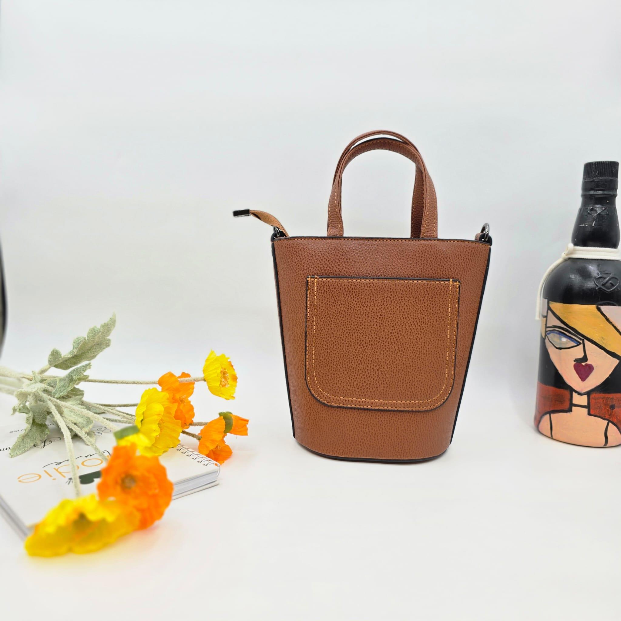 Frida Figürlü Kova Model Çanta Etnik Bohem Style - BORDO