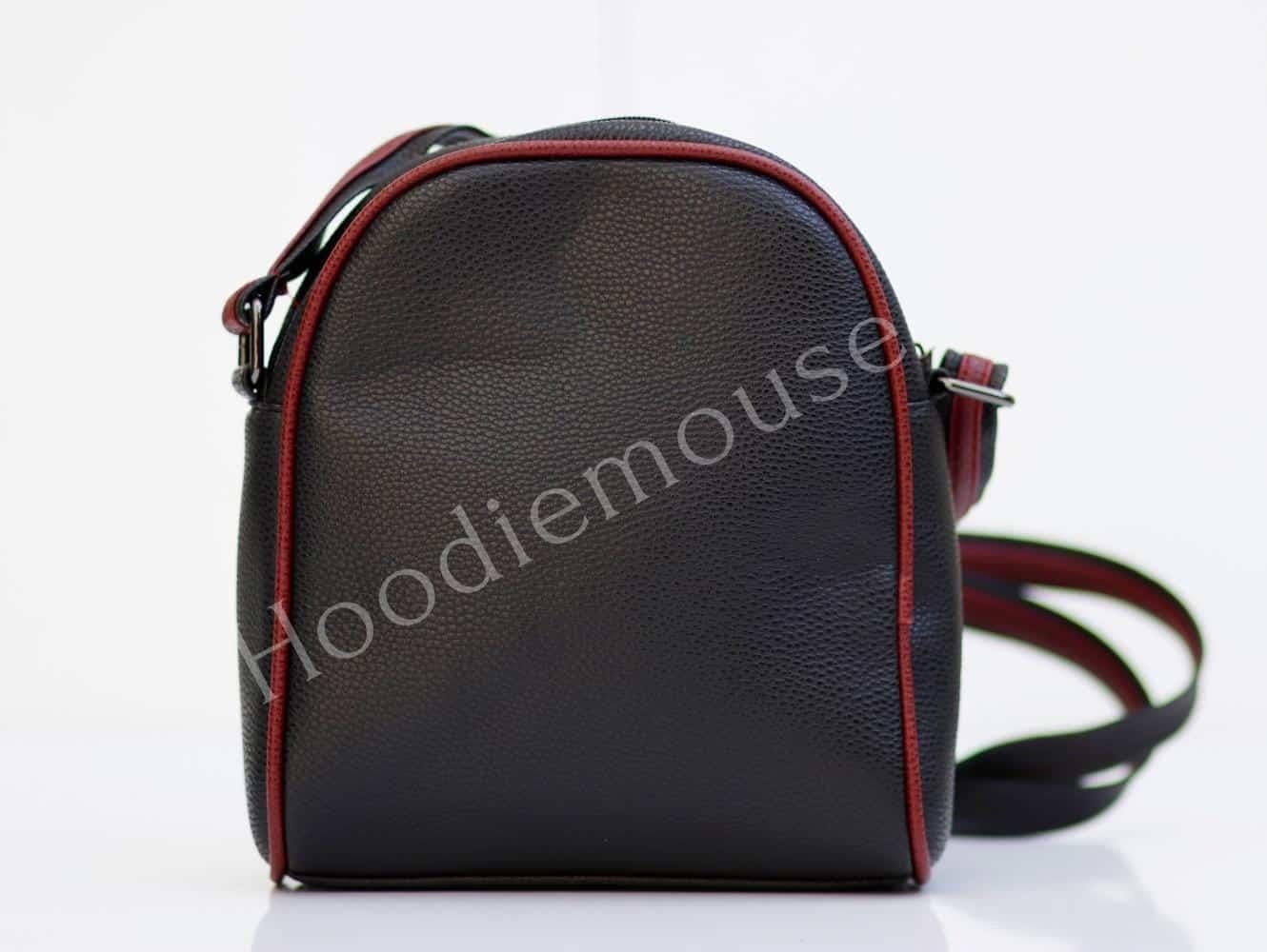 Karamık Figürlü Küçük Postacı Omuz Çantası Etnik Bohem Style-SİYAH