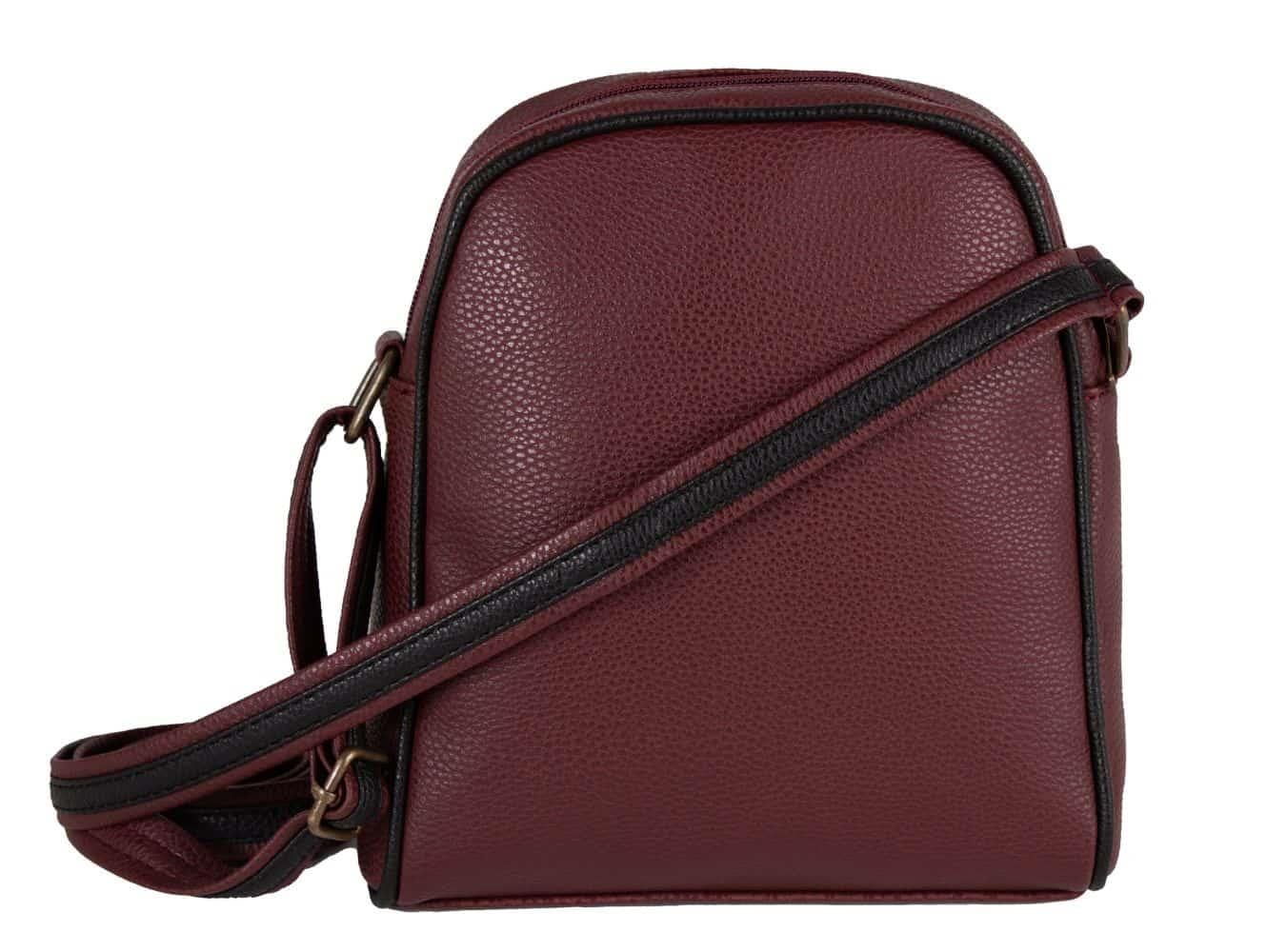 Köpek Figürlü Küçük Postacı Kol Çantası Etnik Bohem Style - BORDO