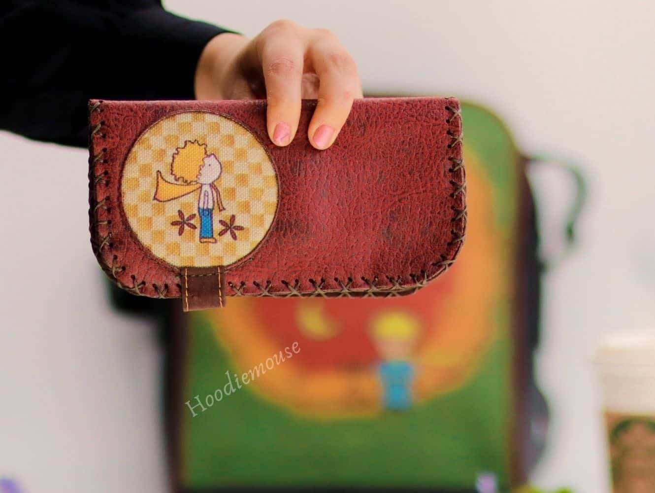Küçük Prens Figürlü Büyük Postacı Kol Çantası Etnik Bohem Style Çanta Cüzdan KOMBİN