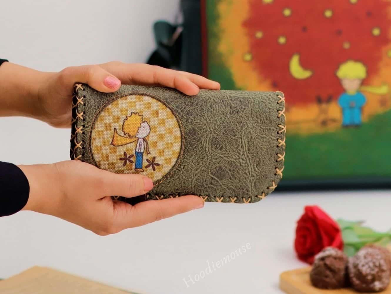 Küçük Prens Figürlü Büyük Postacı Kol Çantası Etnik Bohem Style Çanta Cüzdan KOMBİN