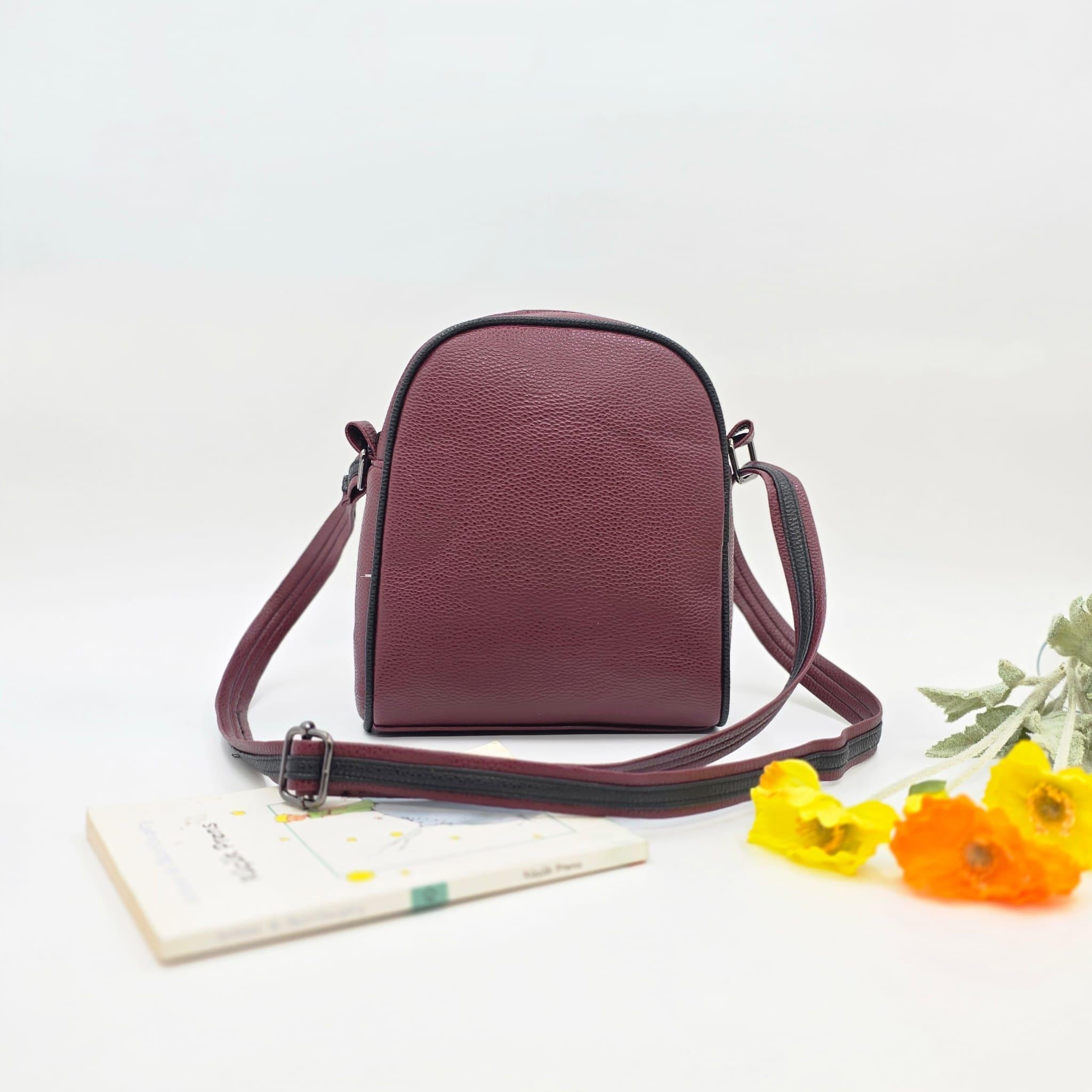 Küçük Prens Figürlü Küçük Postacı Omuz Çantası Etnik Bohem Style - Bordo