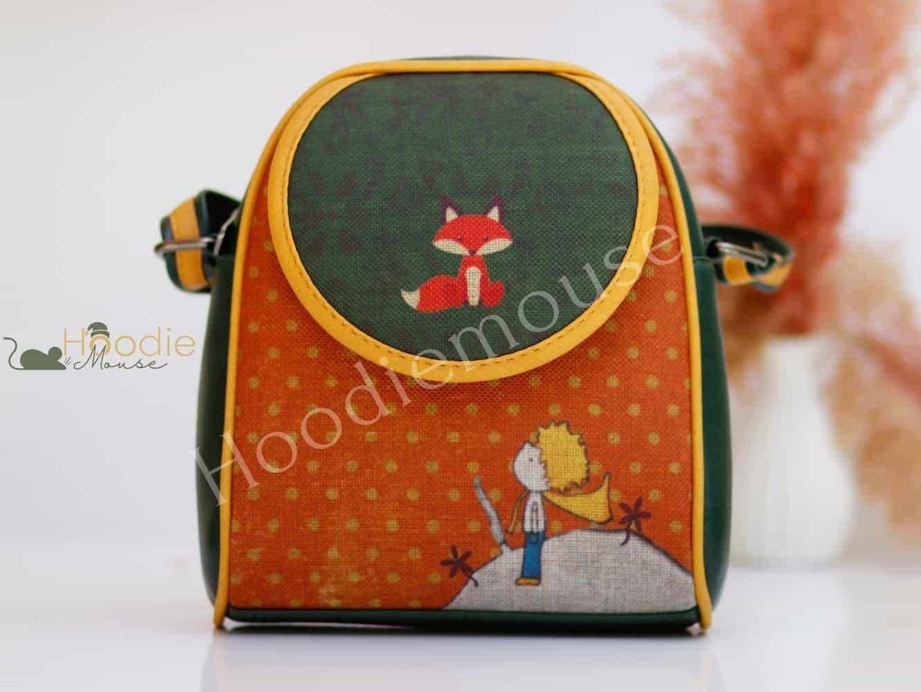 Küçük Prens Figürlü Küçük Postacı Omuz Çantası Etnik and Bohem Style-YEŞİL