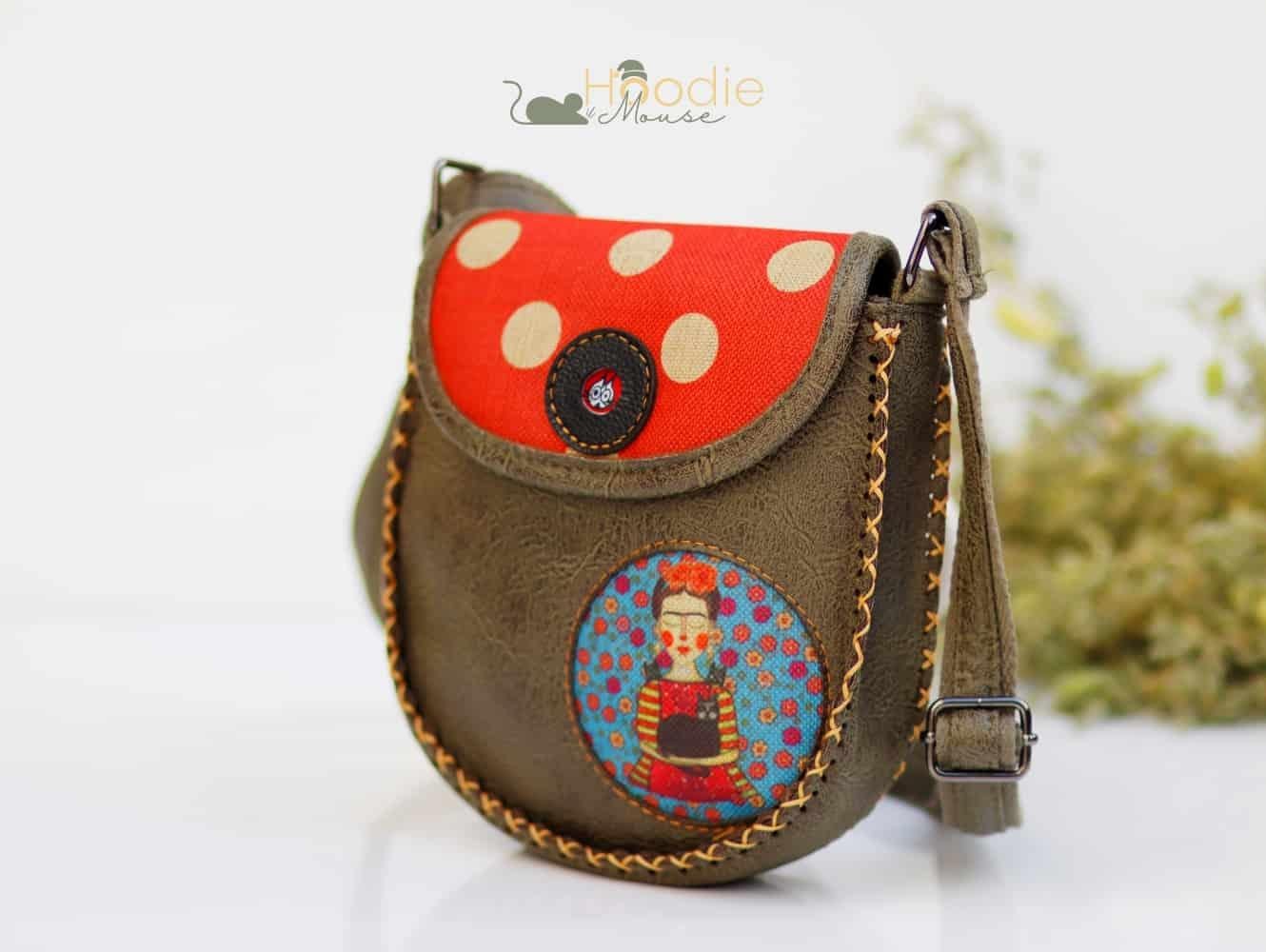 Mavi Frida Çapraz Örgülü Kol Çantası Etnik Bohem Style - YEŞİL