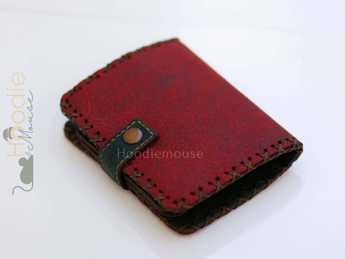MEXSİCAN F.KAHLO Figürlü Küçük Cüzdan Etnik Bohem Retro Style - BORDO
