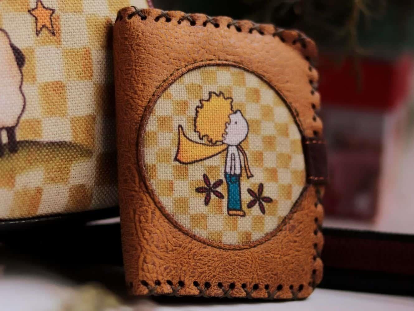 Y.KUCUK PRENS Figürlü Küçük Cüzdan Etnik Bohem Retro Style - HARDAL