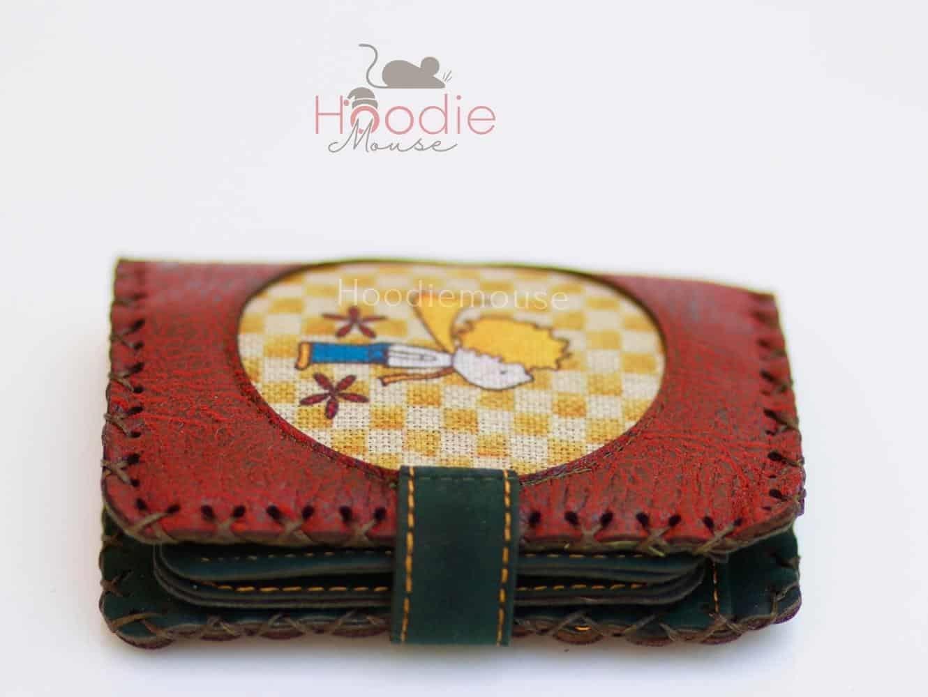 Y.KUCUK PRENS Figürlü Küçük Cüzdan Etnik Bohem Retro Style - BORDO