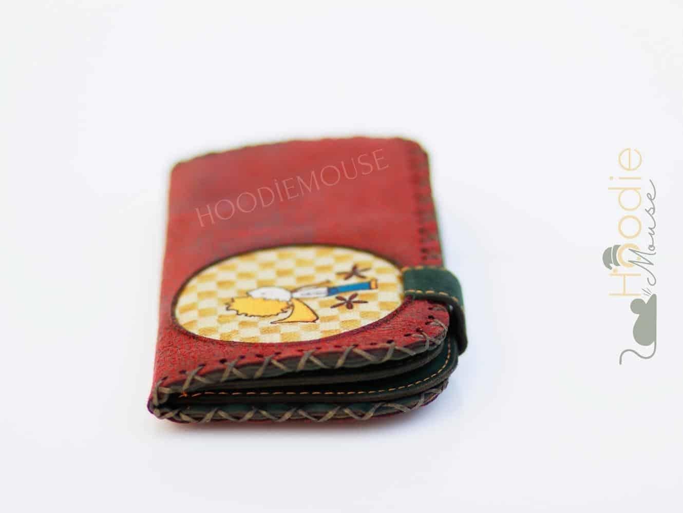 Y.Küçük Prens Figürlü Büyük Cüzdan Etnik Bohem Retro Vintage Style - BORDO