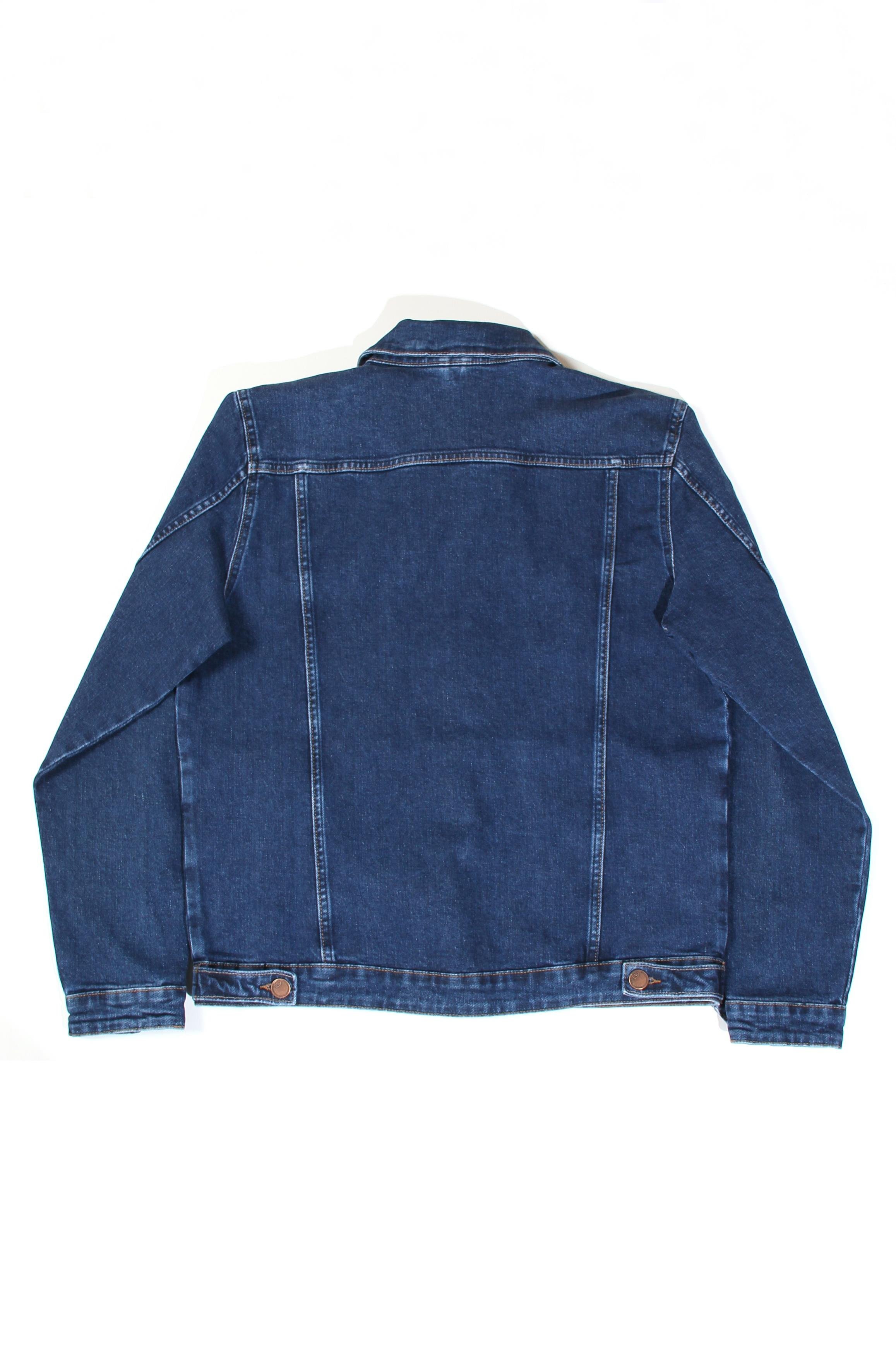 LACARINOErkek Cep Detaylı Düğmeli Charp Blue Jean Ceket