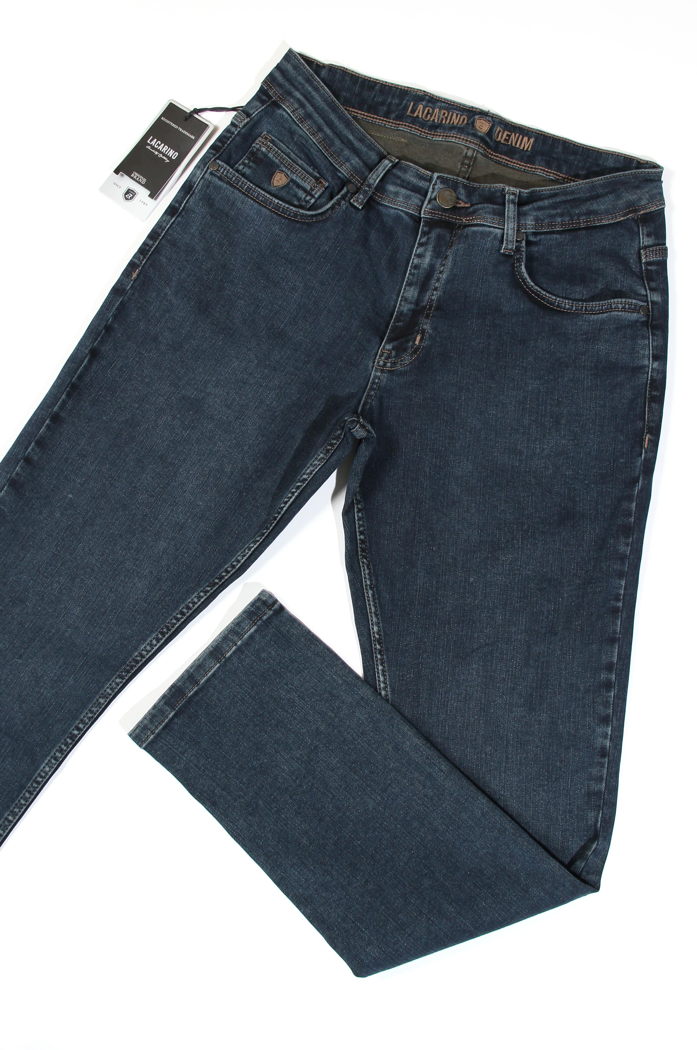 LACARINOErkek Yüksek Bel Yarım Boru Paça Od Haki Jean Pantolon