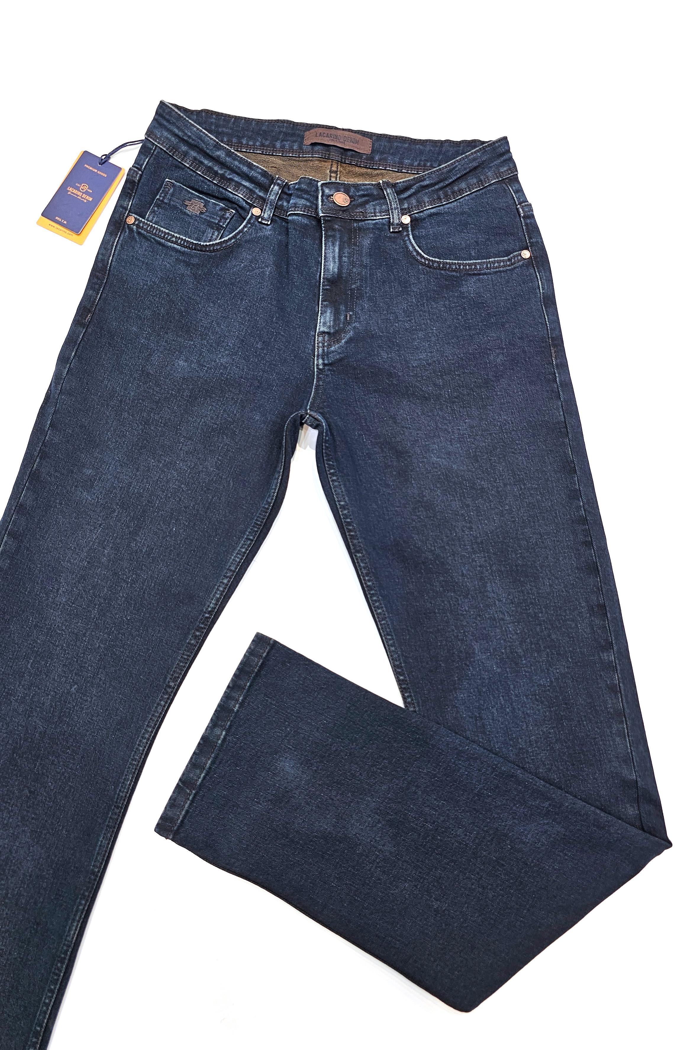 LACARINOYüksek Bel Boru Paça Od Kahve Erkek Jean Pantolon