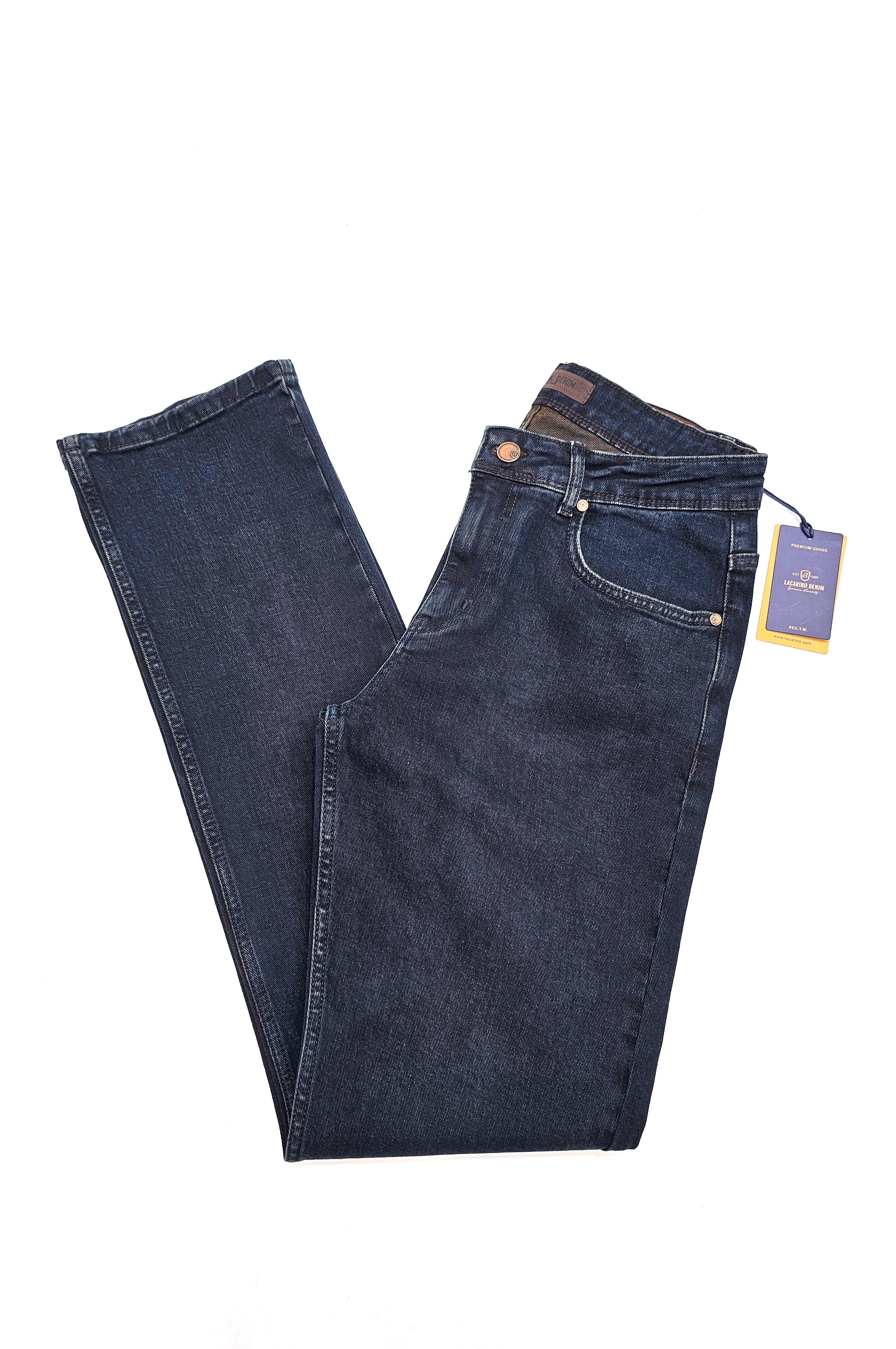 LACARINOYüksek Bel Boru Paça Od Kahve Erkek Jean Pantolon