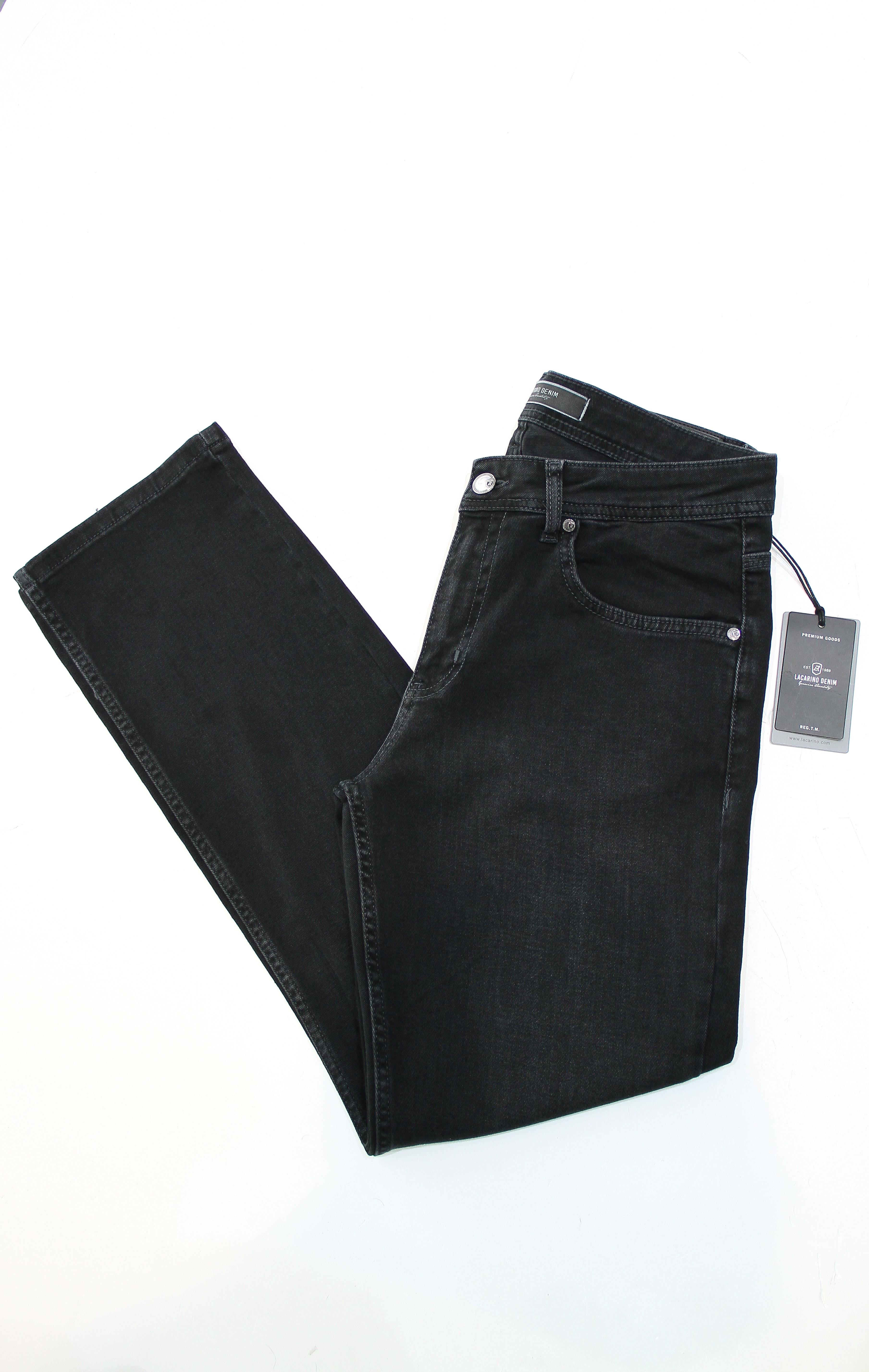 LACARINOYüksek Bel Boru Paça Füme Erkek Jean Pantolon