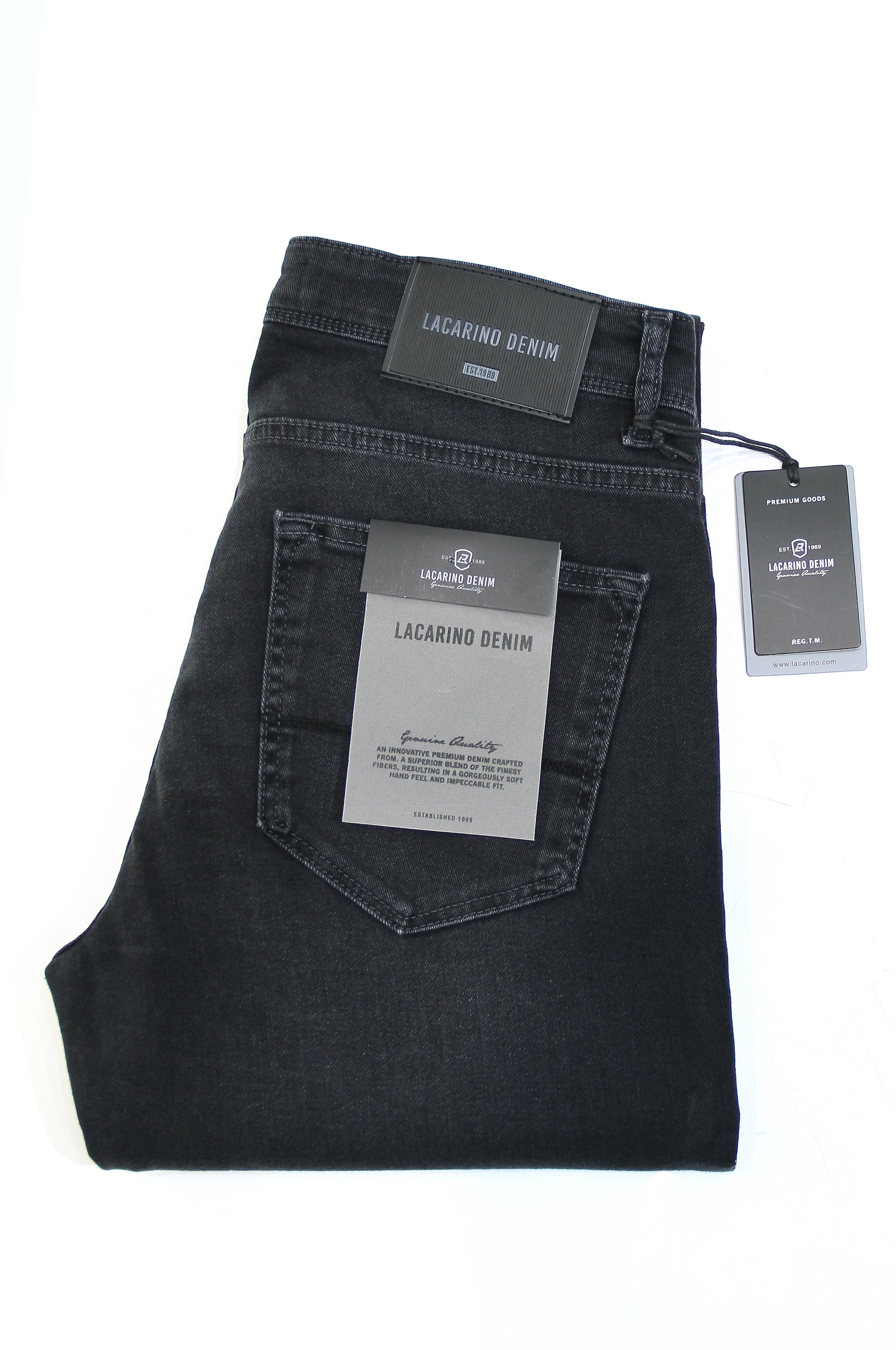 LACARINOYüksek Bel Boru Paça Füme Erkek Jean Pantolon