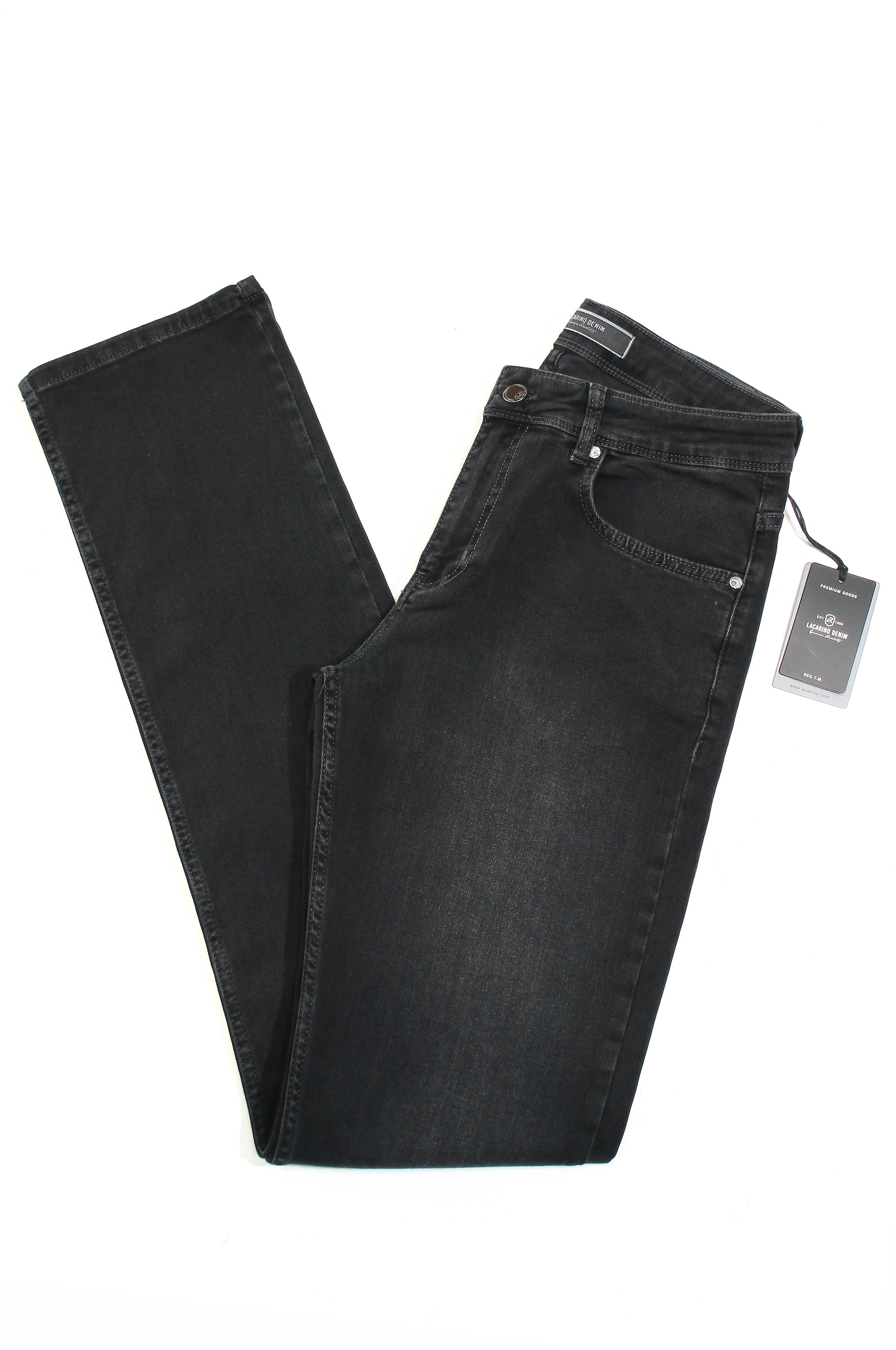 LACARINOYüksek Bel Boru Paça Füme Erkek Jean Pantolon