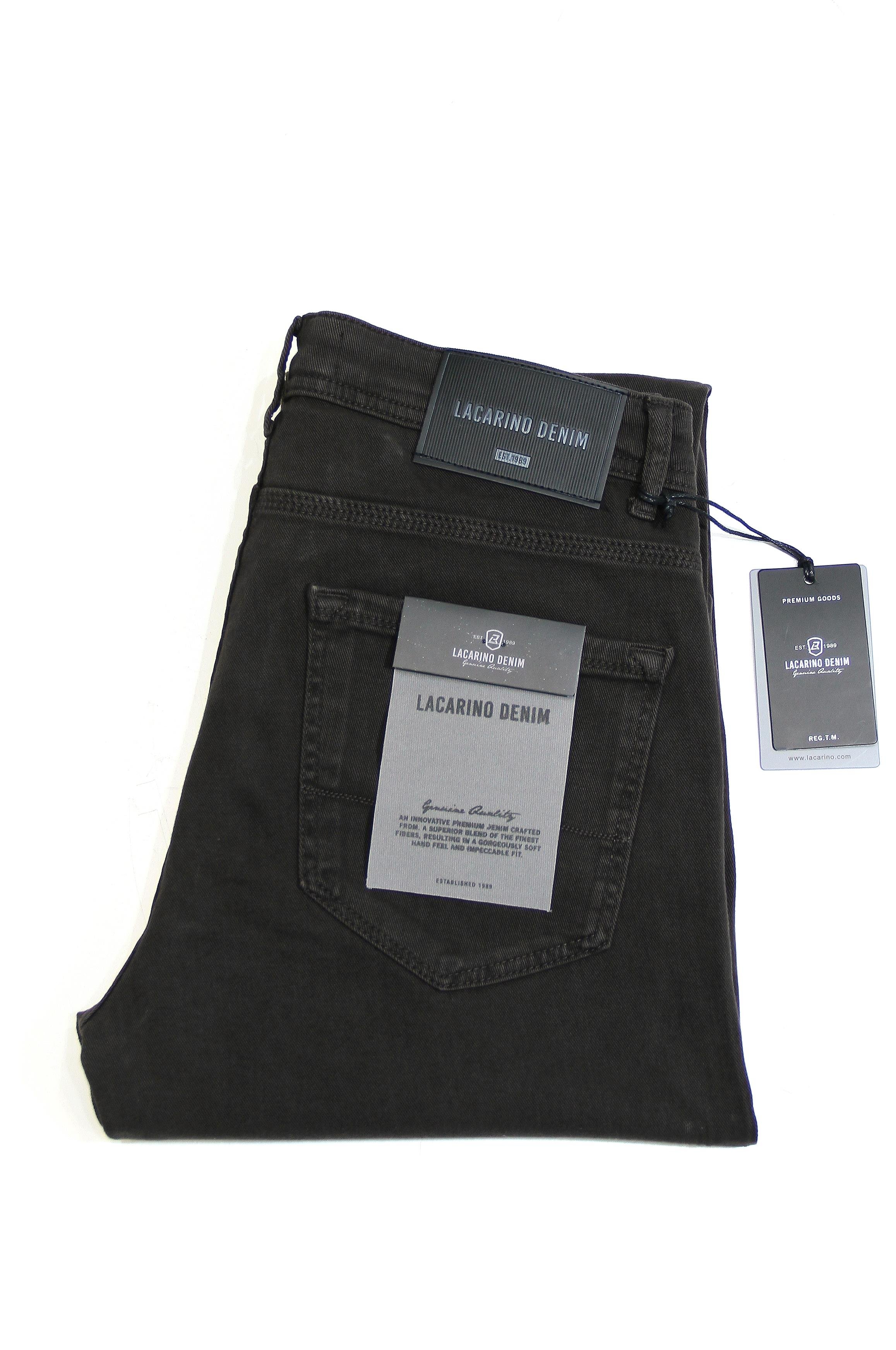 LACARINOYüksek Bel Boru Paça Kahve Erkek Jean Pantolon