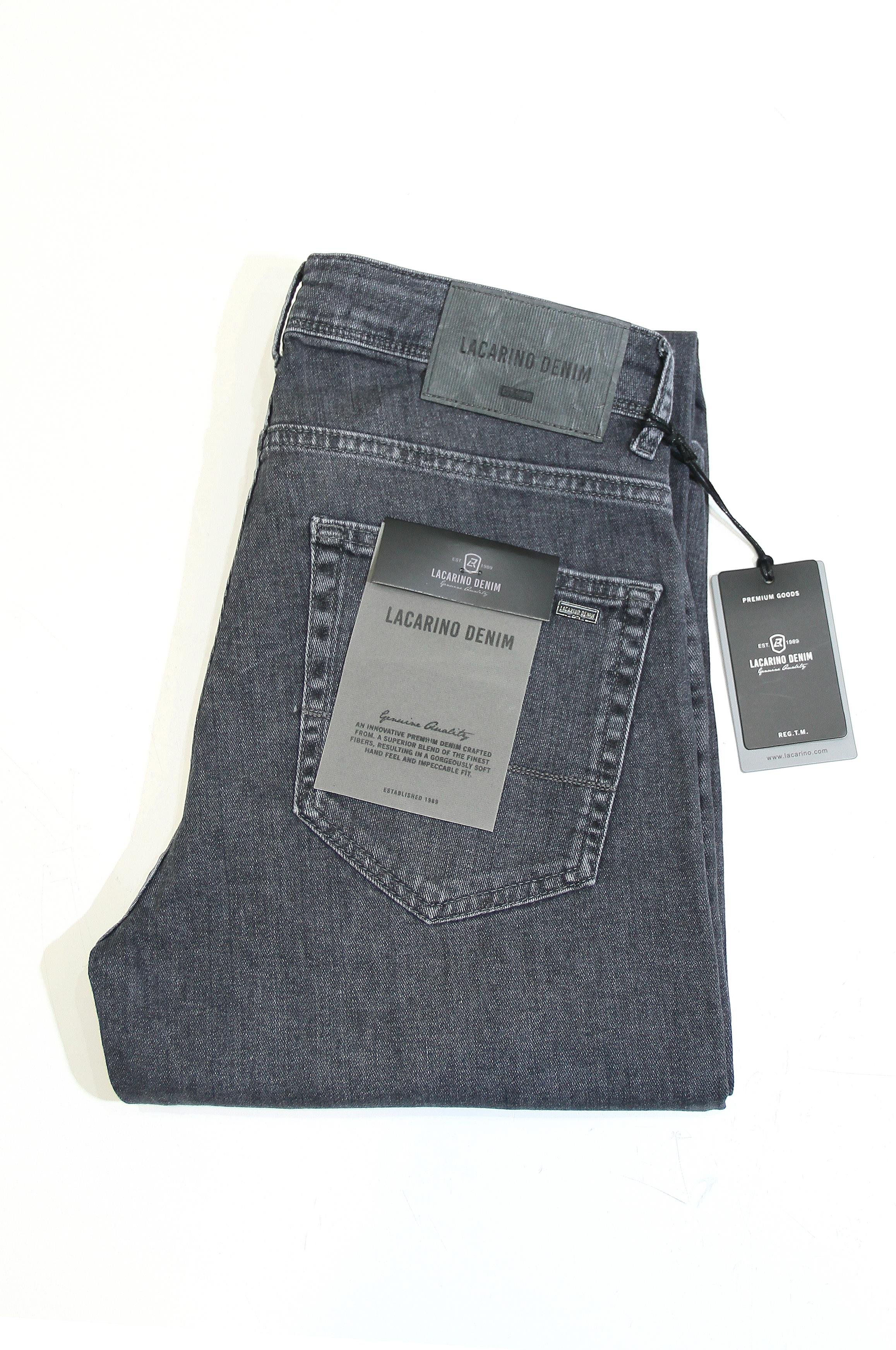 LACARINOYüksek Bel Boru Paça Antrasit Erkek Jean Pantolon