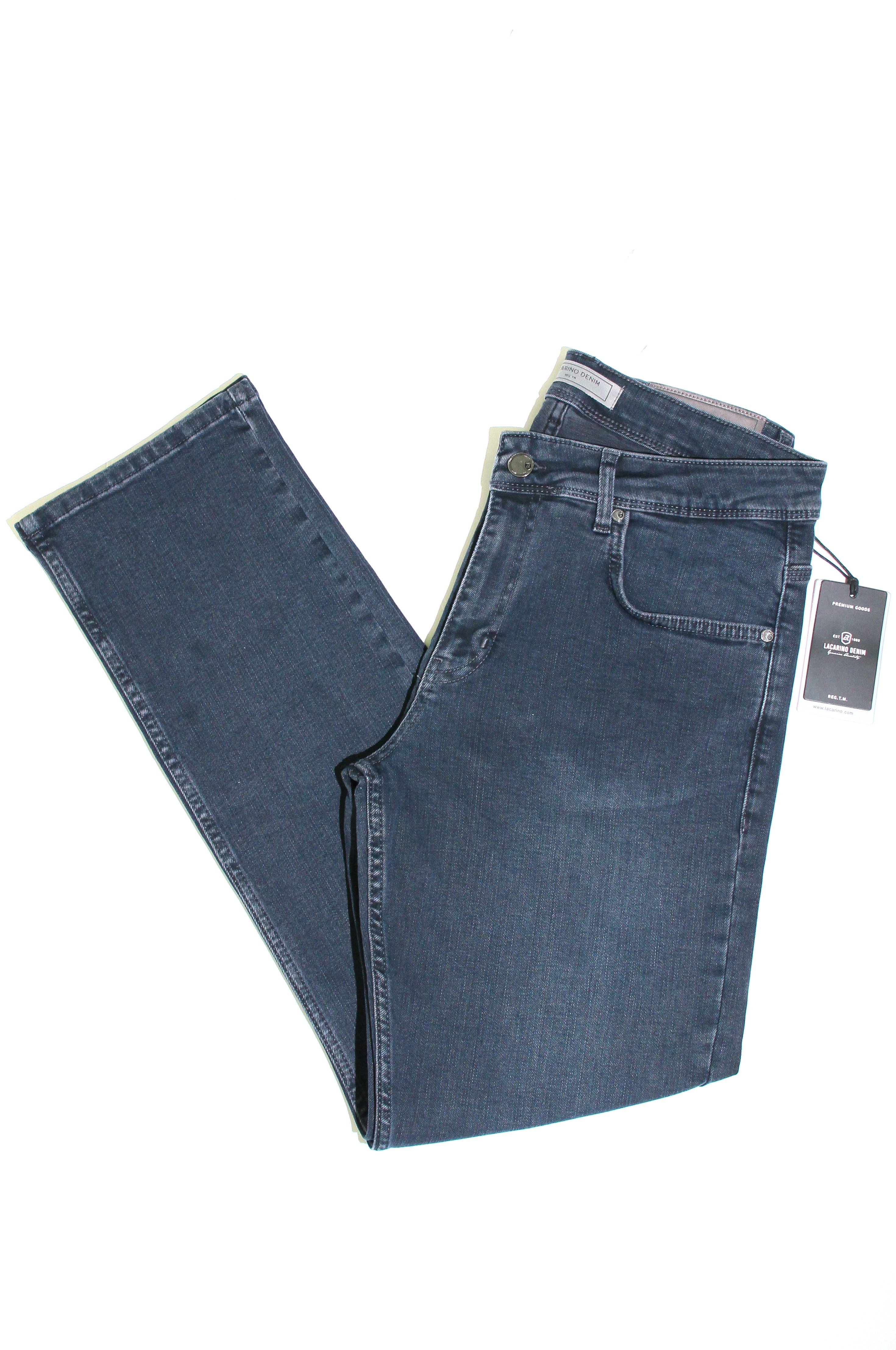 LACARINOYüksek Bel Boru Paça  Mossy Erkek Jean Pantolon