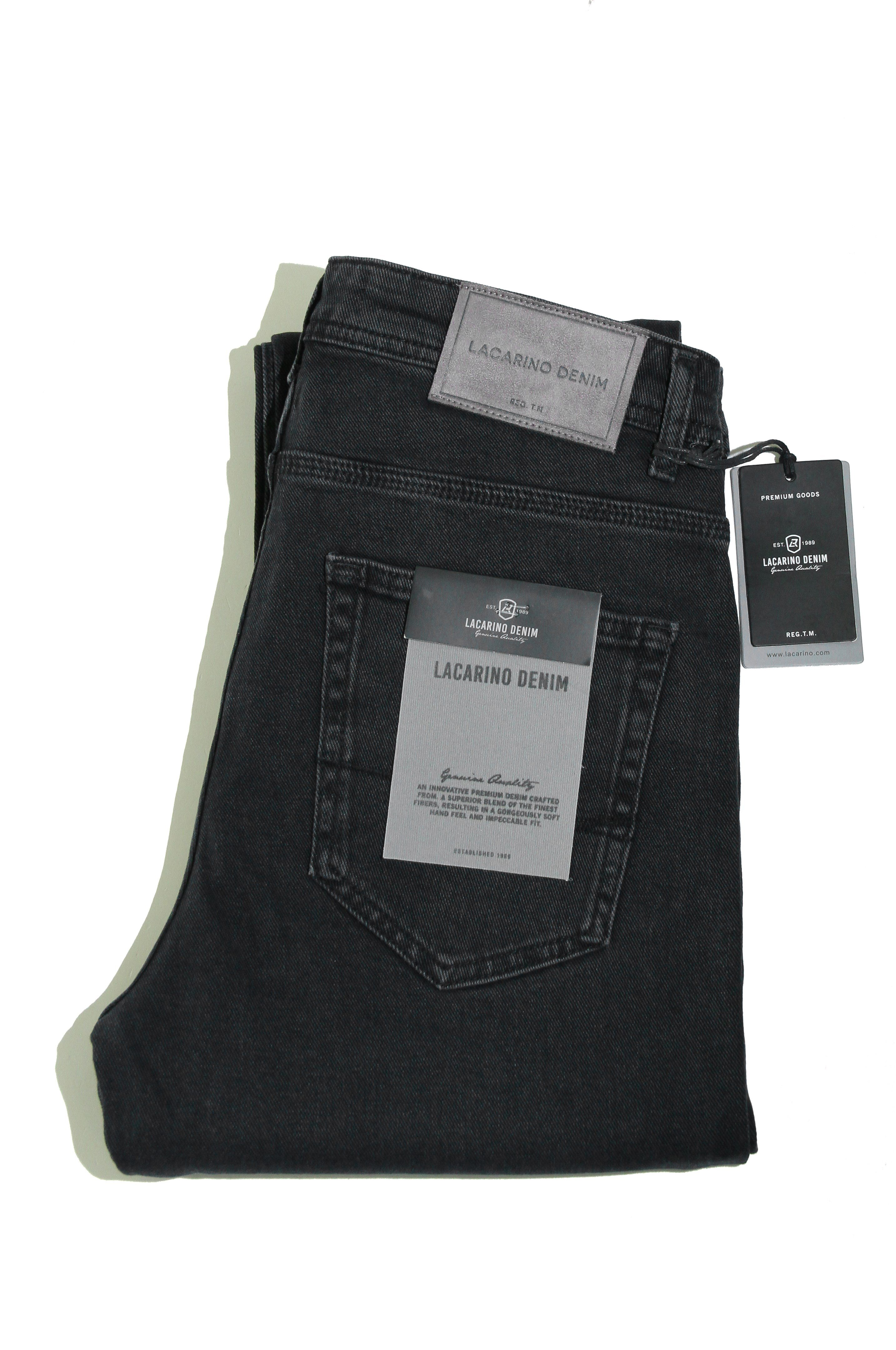 LACARINOYüksek Bel Boru Paça Füme Erkek JEan Pantolon