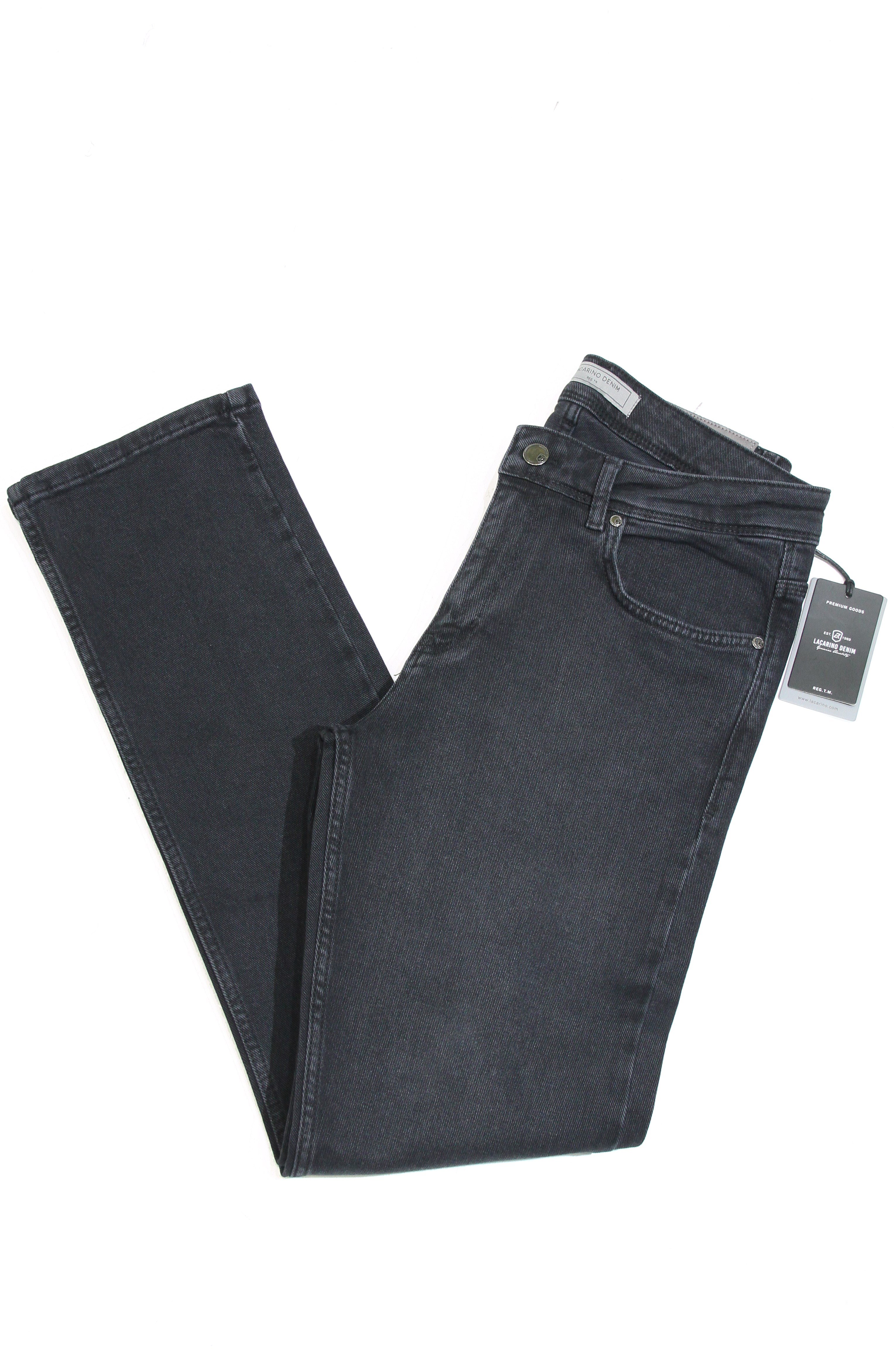 LACARINOYüksek Bel Boru Paça Füme Erkek Jean Pantolon