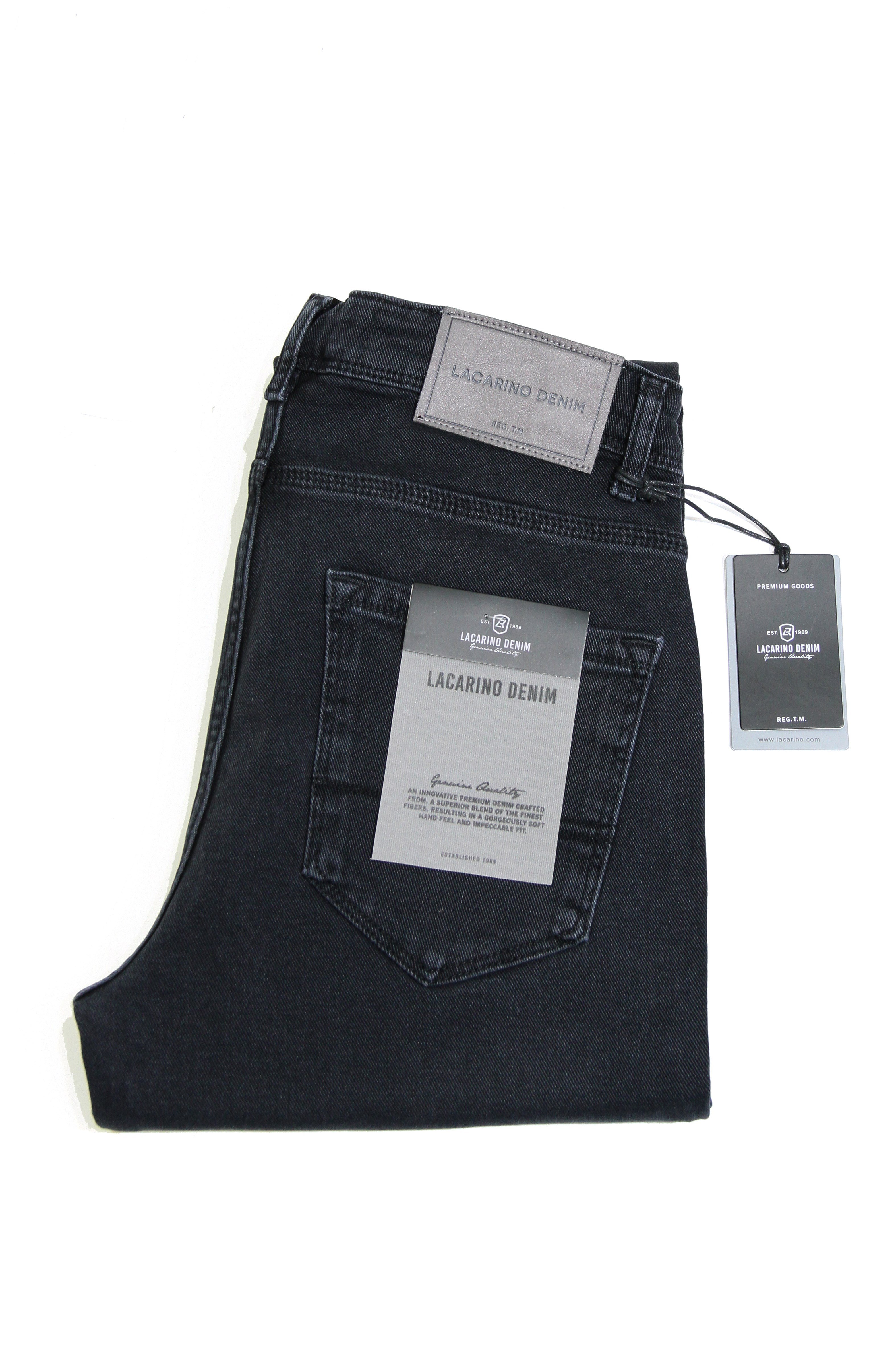 LACARINOYüksek Bel Boru Paça Füme Erkek Jean Pantolon