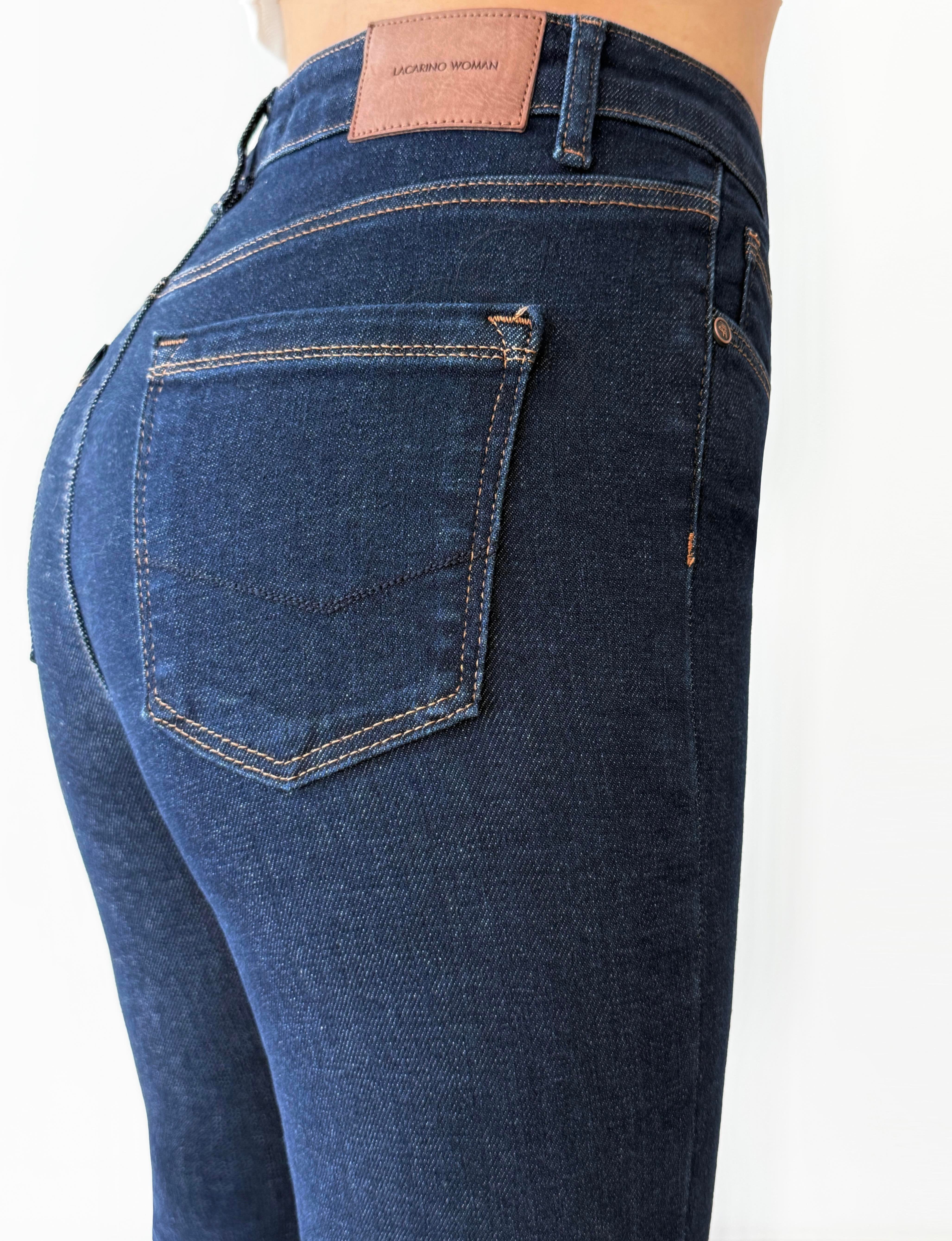 LACARINOKlasik Kesim Yüksek Bel Rinse Jean Pantolon