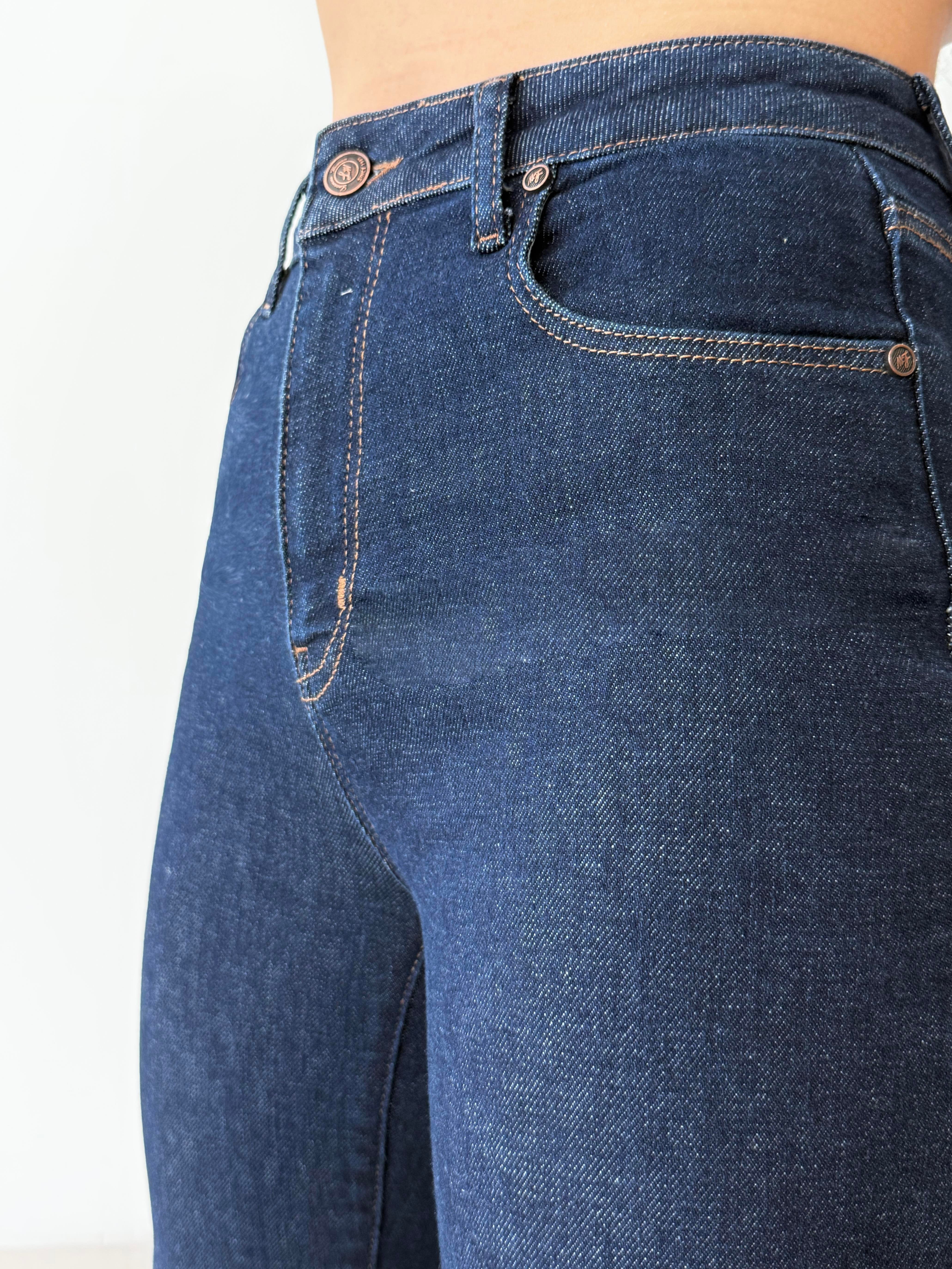 LACARINOKlasik Kesim Yüksek Bel Rinse Jean Pantolon