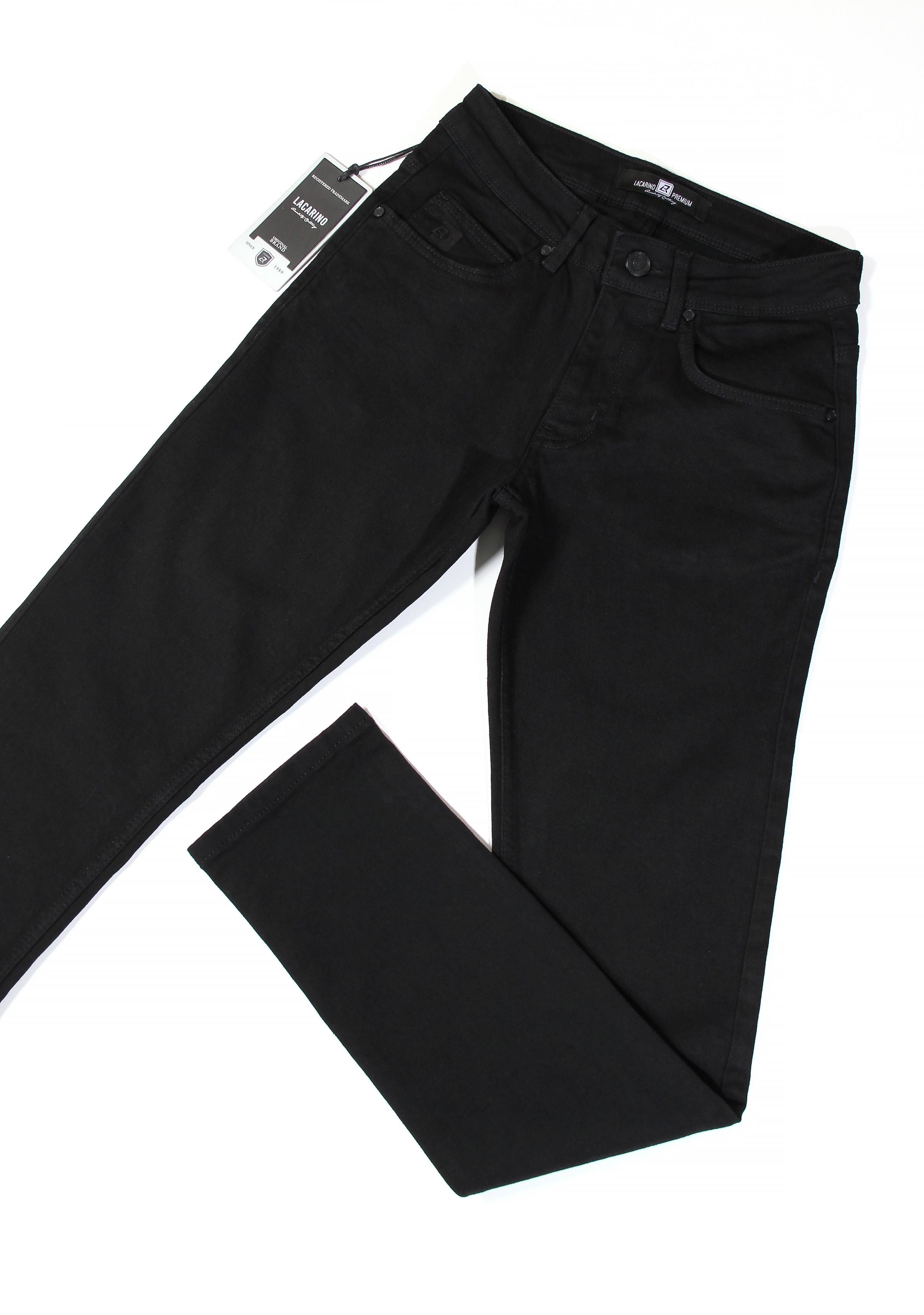 LACARINOYüksek Bel Dar Paça Black Jean Pantolon
