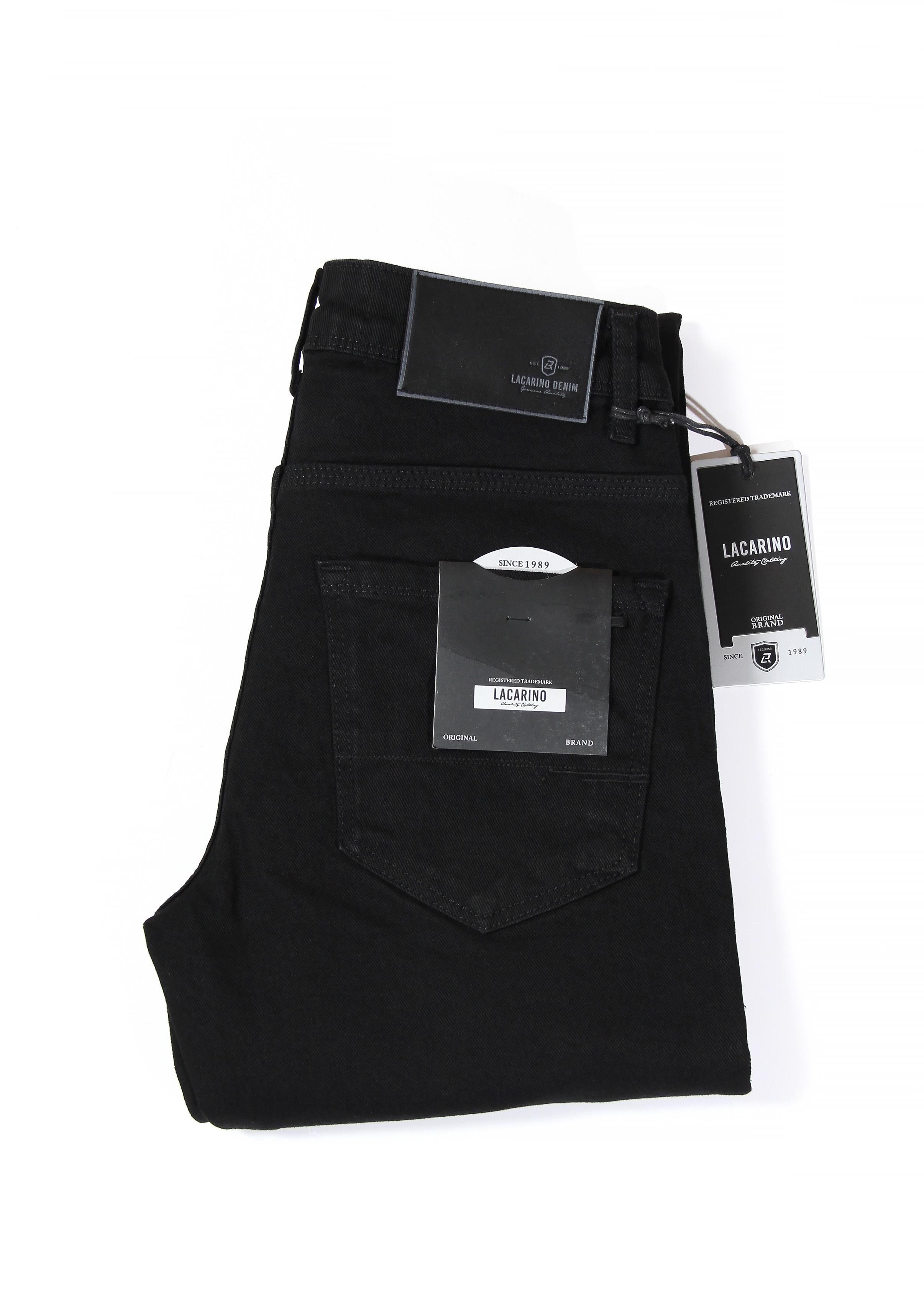LACARINOYüksek Bel Dar Paça Black Jean Pantolon