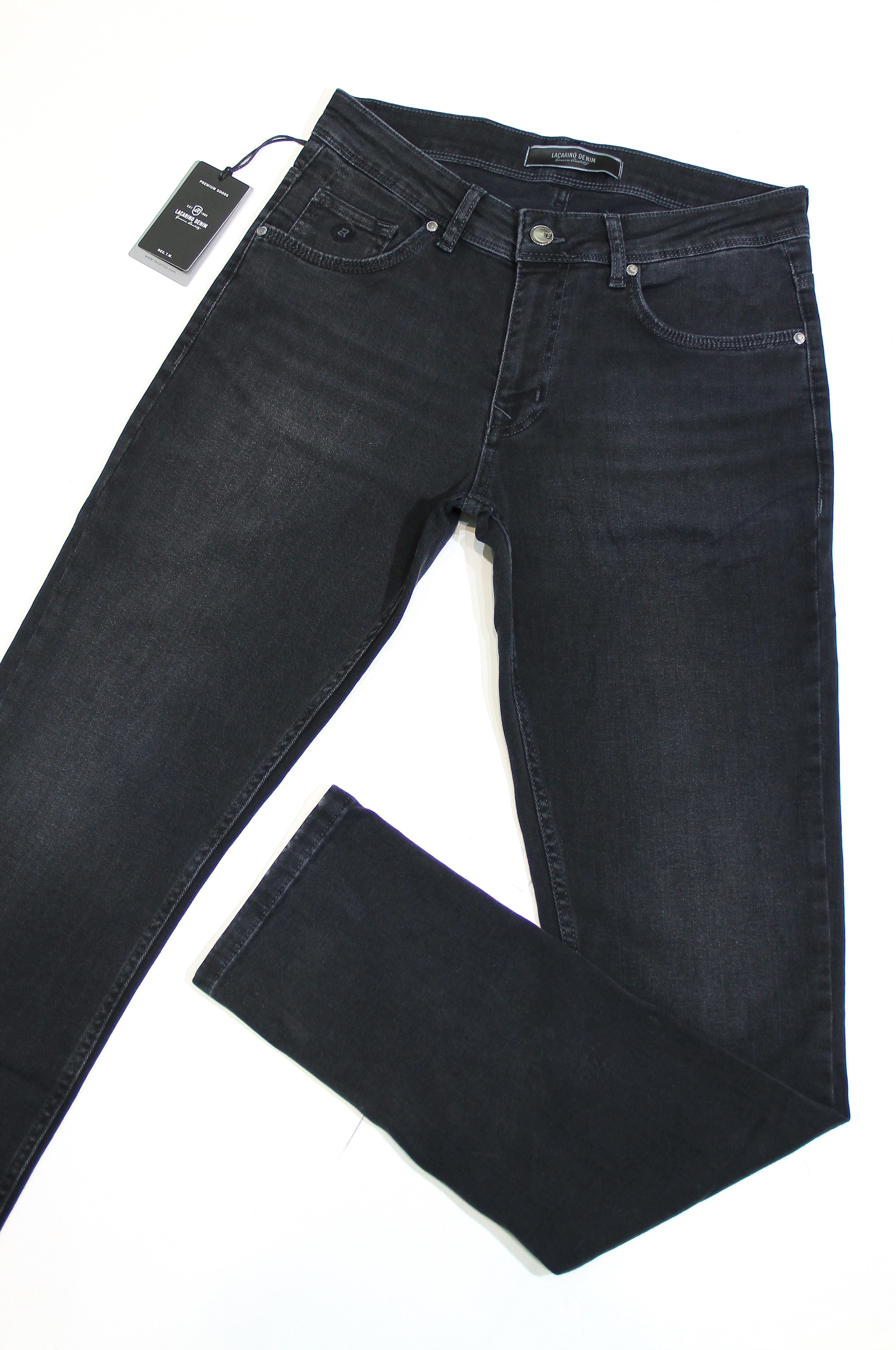 LACARINOYüksek Bel Dar Paça Füme Erkek Jean Pantolon