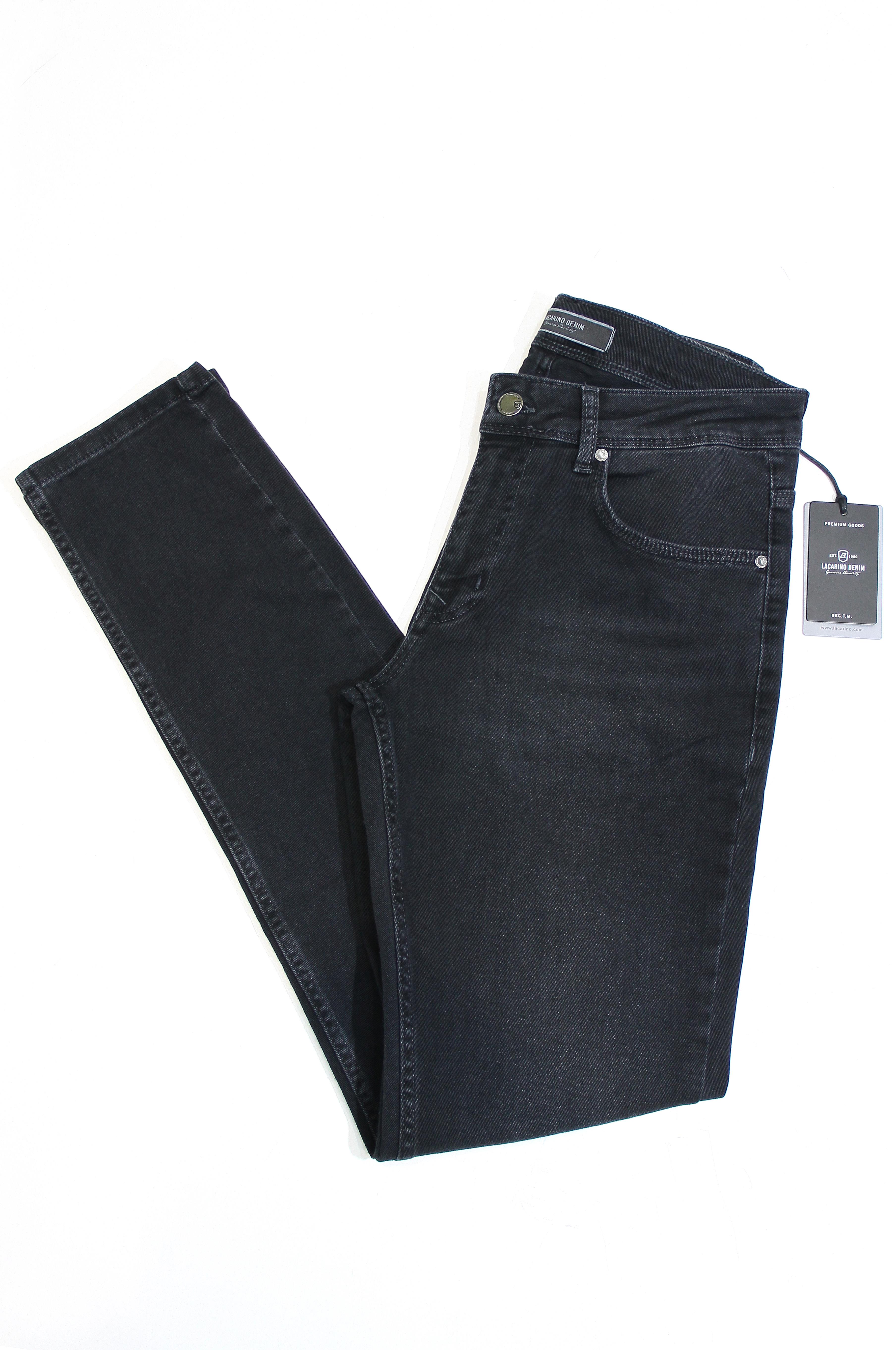 LACARINOYüksek Bel Dar Paça Füme Erkek Jean Pantolon