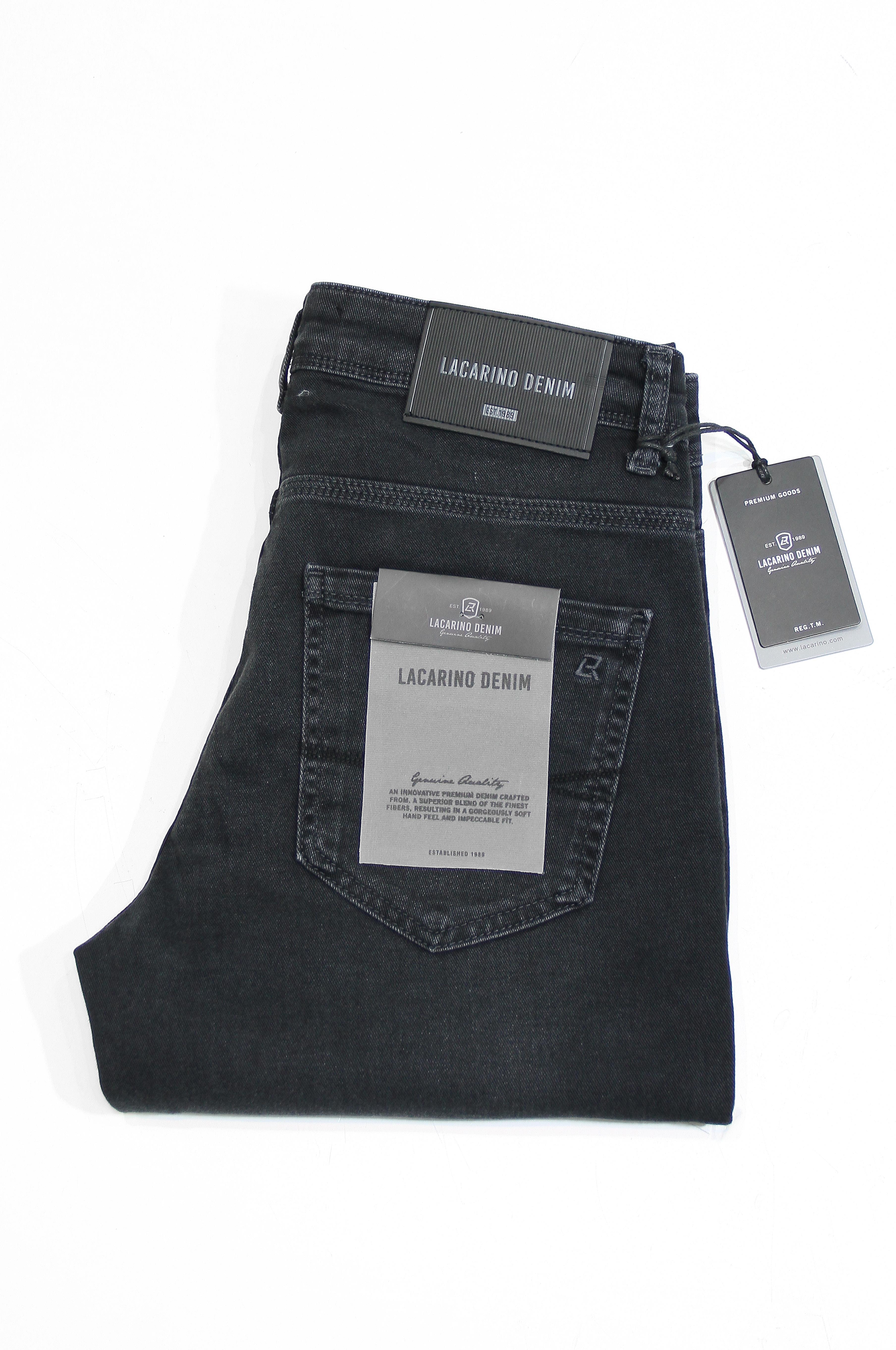 LACARINOYüksek Bel Dar Paça Füme Erkek Jean Pantolon