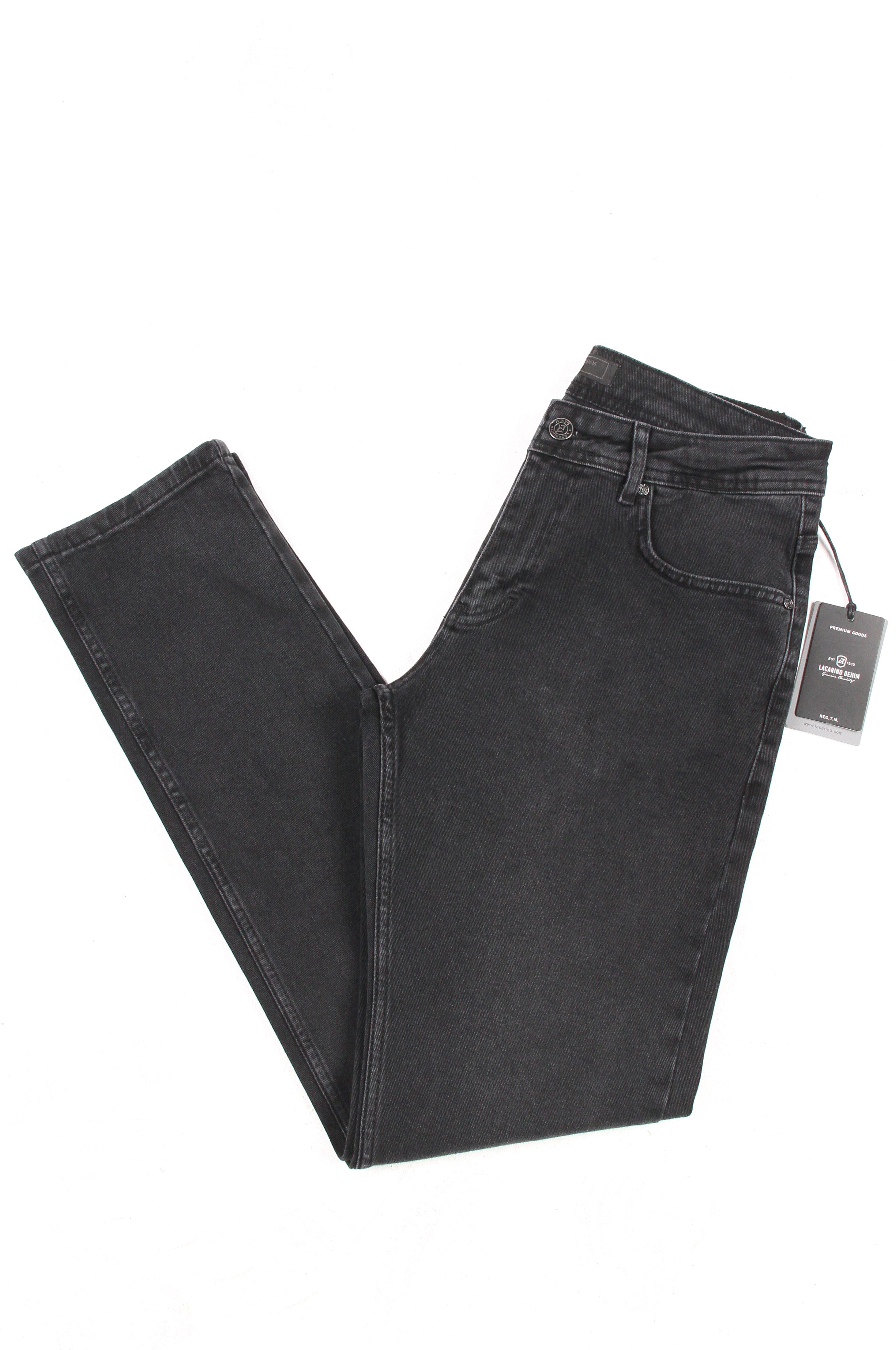 LACARINOYüksek Bel Dar Paça Füme Erkek Jean Pantolon