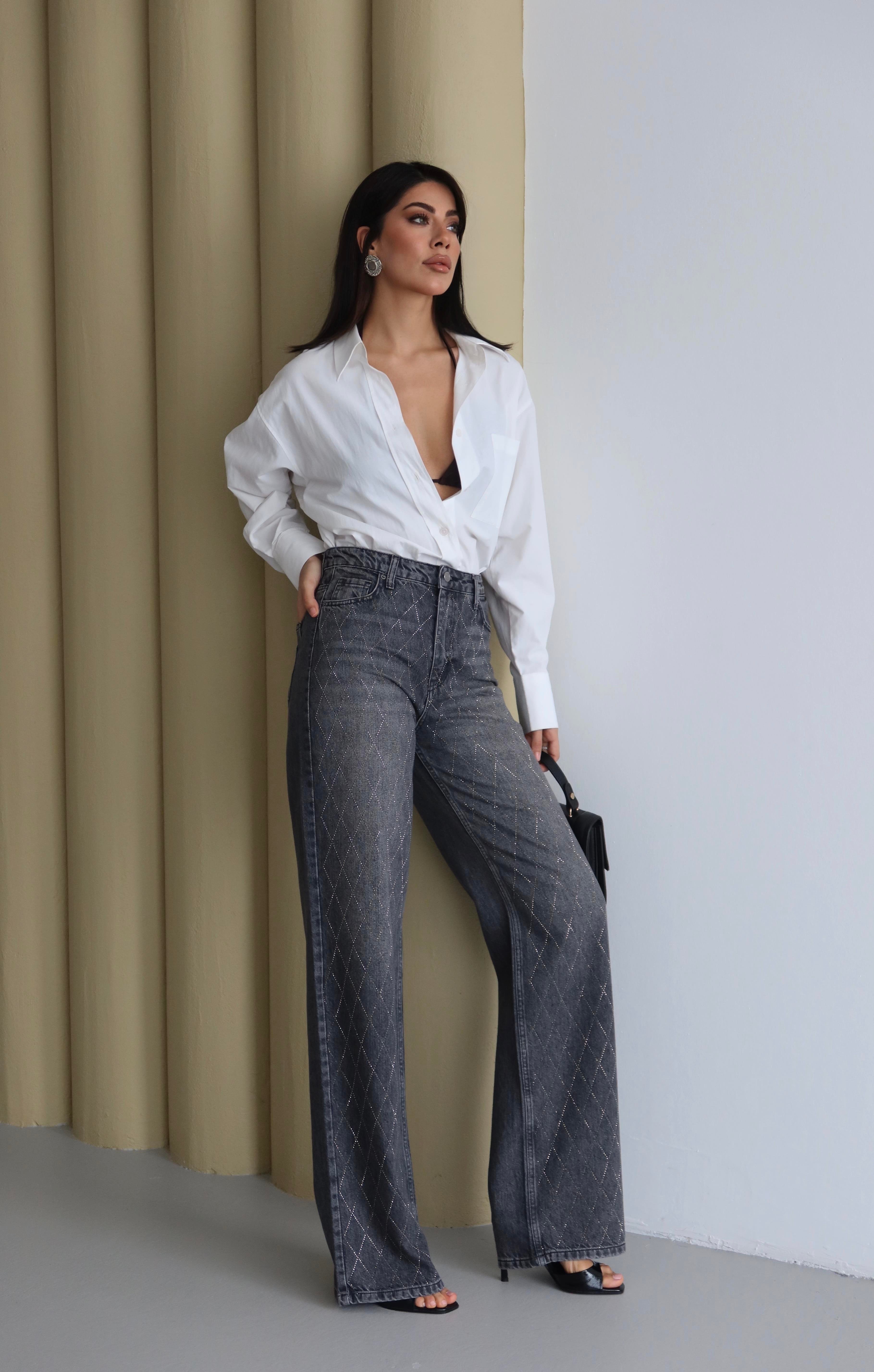 LACARINOBP ANTRASIT 34/42  BAKLAVA DESEN TASLI