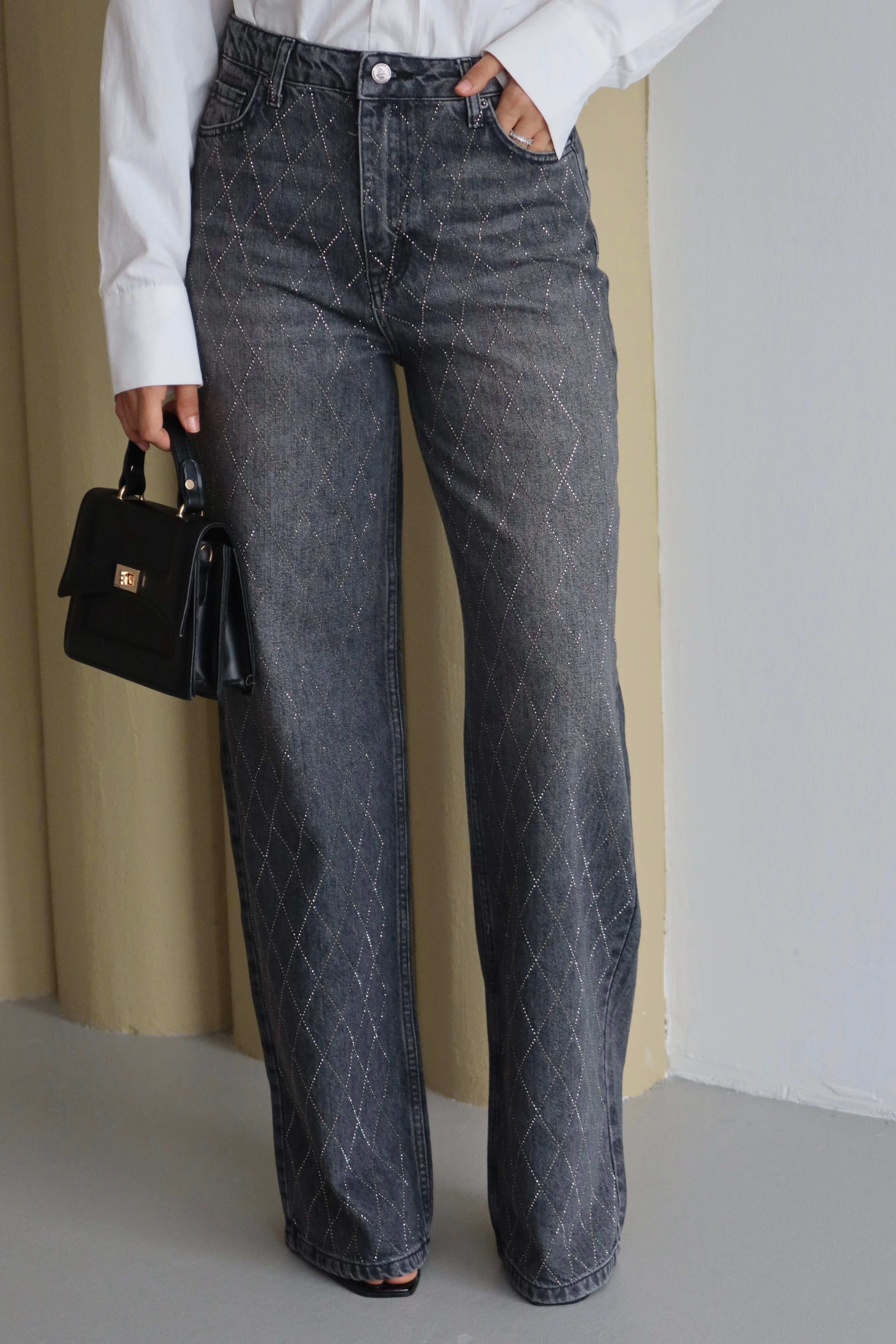 LACARINOBP ANTRASIT 34/42  BAKLAVA DESEN TASLI