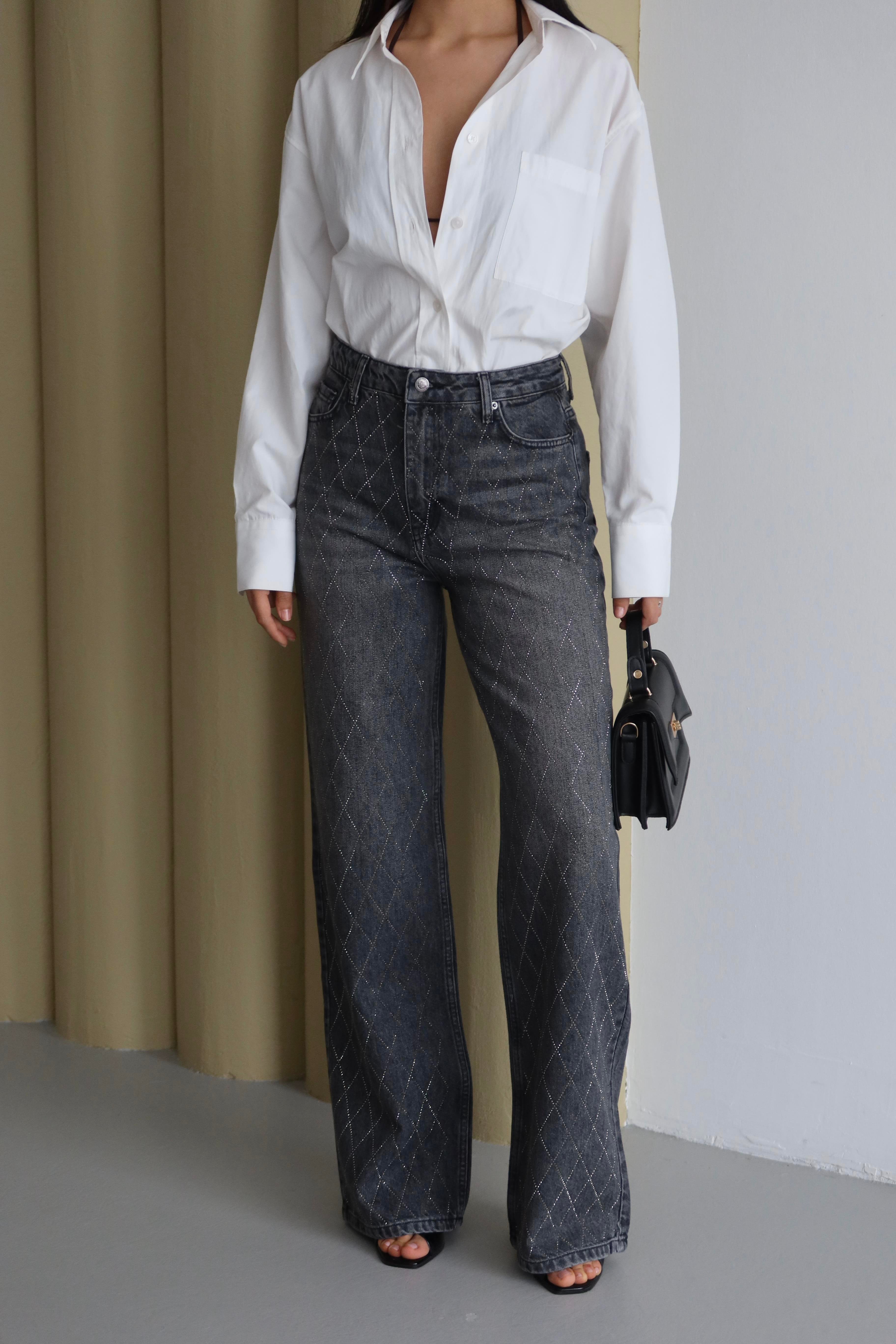 LACARINOBP ANTRASIT 34/42  BAKLAVA DESEN TASLI